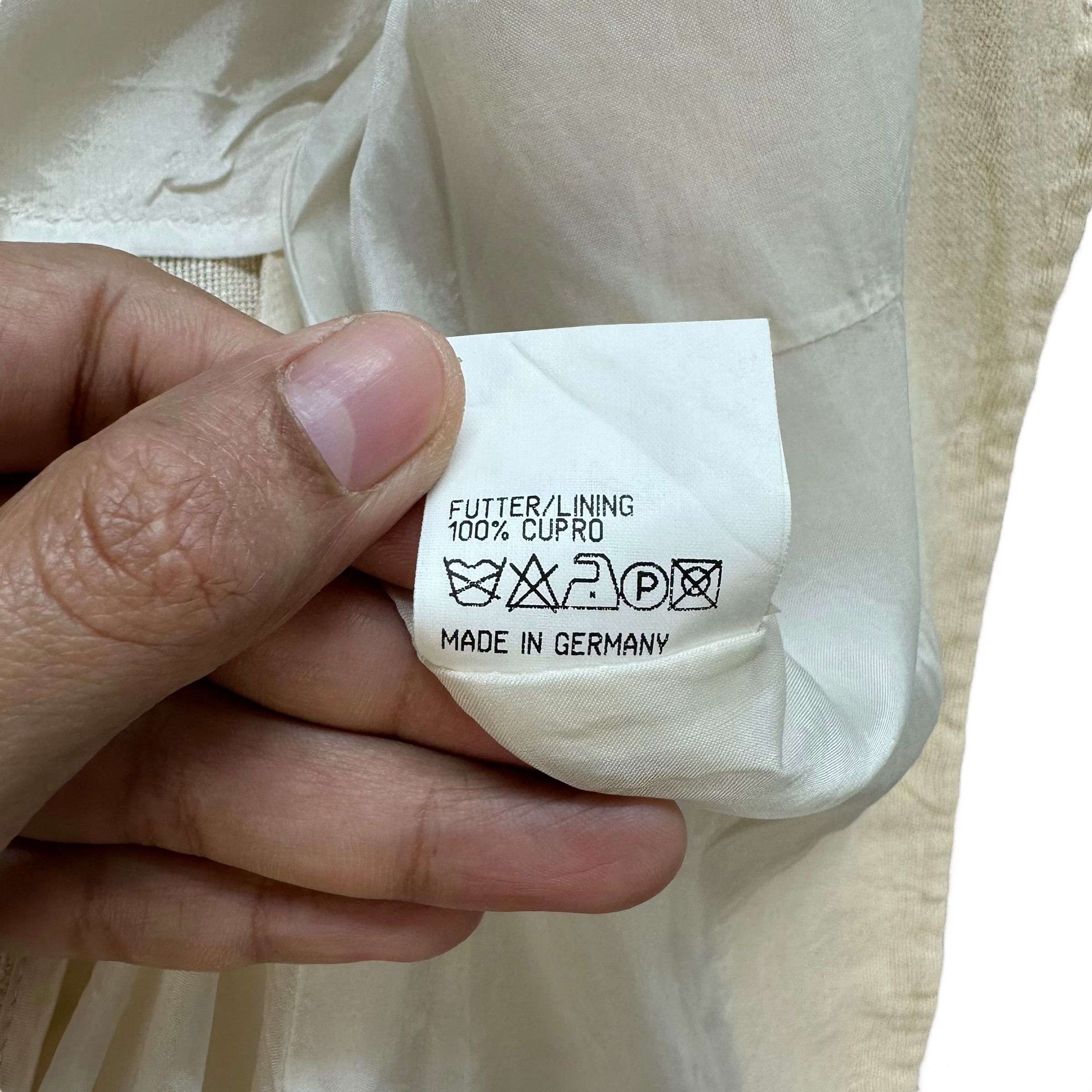 Jil Sander JIL SANDER Made in Germany Linen Coat Jacket #A18-0427 Size XS / US 0-2 / IT 36-38 - 10 Thumbnail