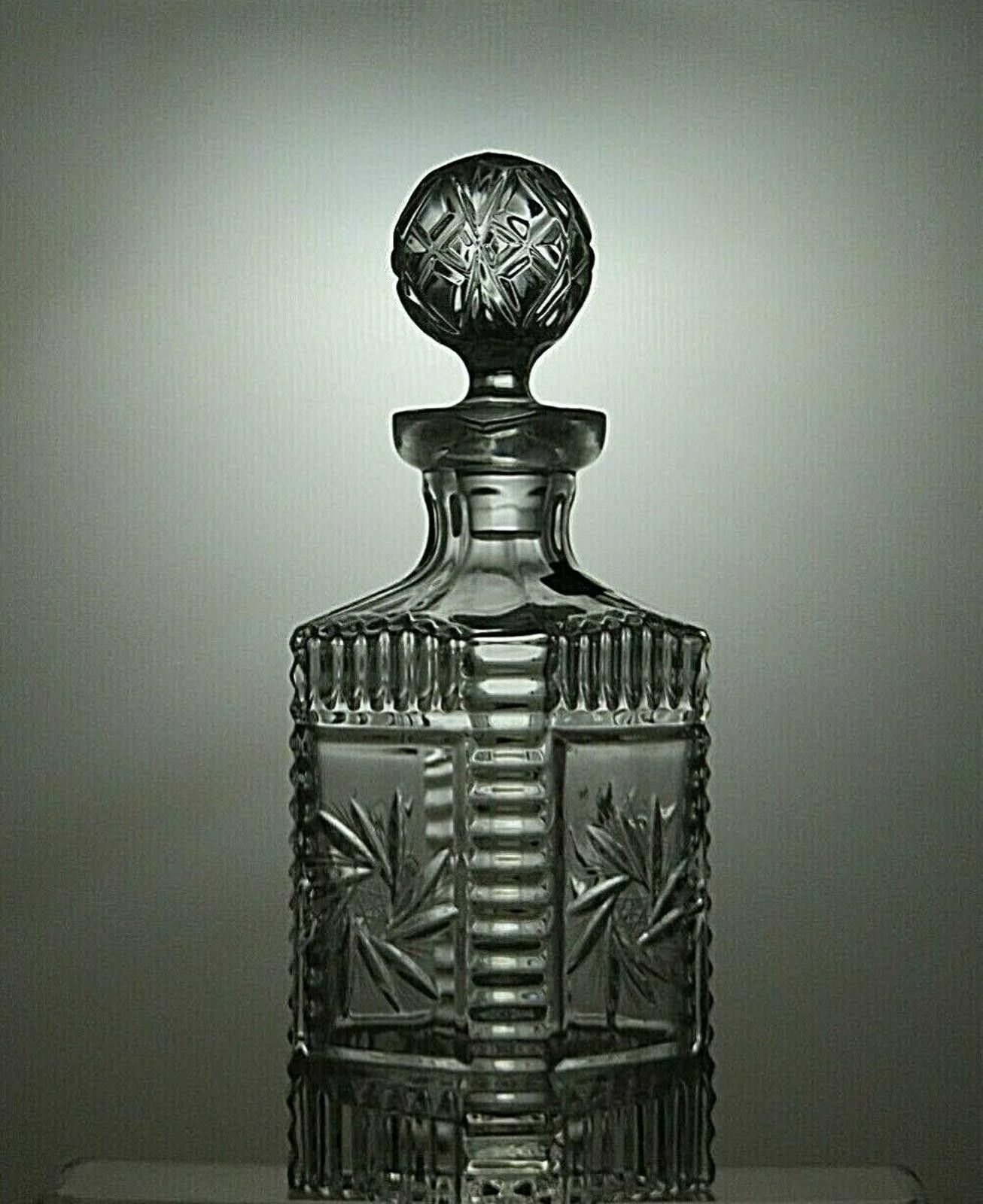 Other Zajecar Crystal Cut Glass Square Whiskey Decanter Stopper Size ONE SIZE - 4 Thumbnail