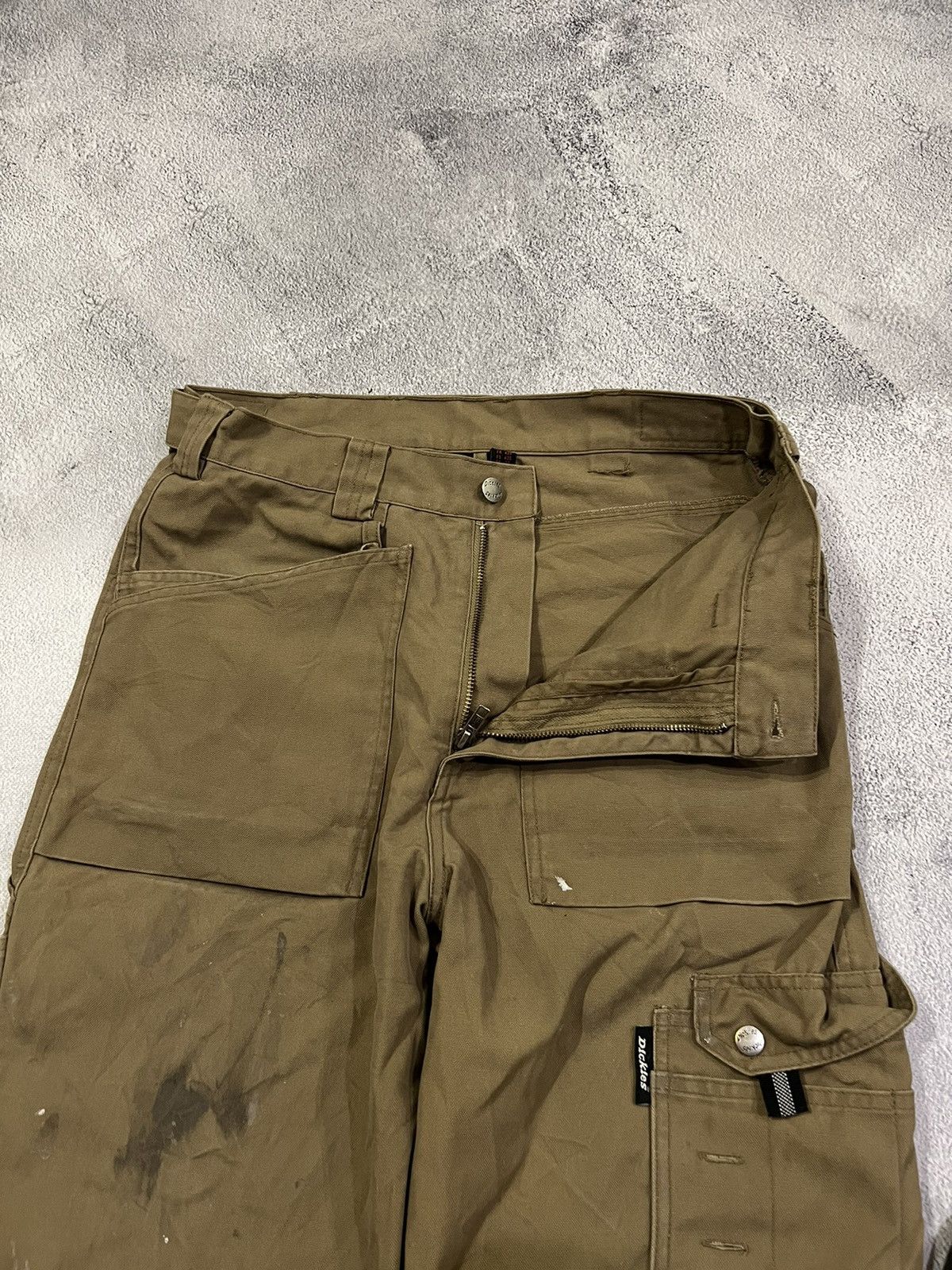 Dickies × Vintage Vintage Y2k Dickies Thrashed Faded Work Multi Pocket Jeans Size US 30 / EU 46 - 18 Thumbnail