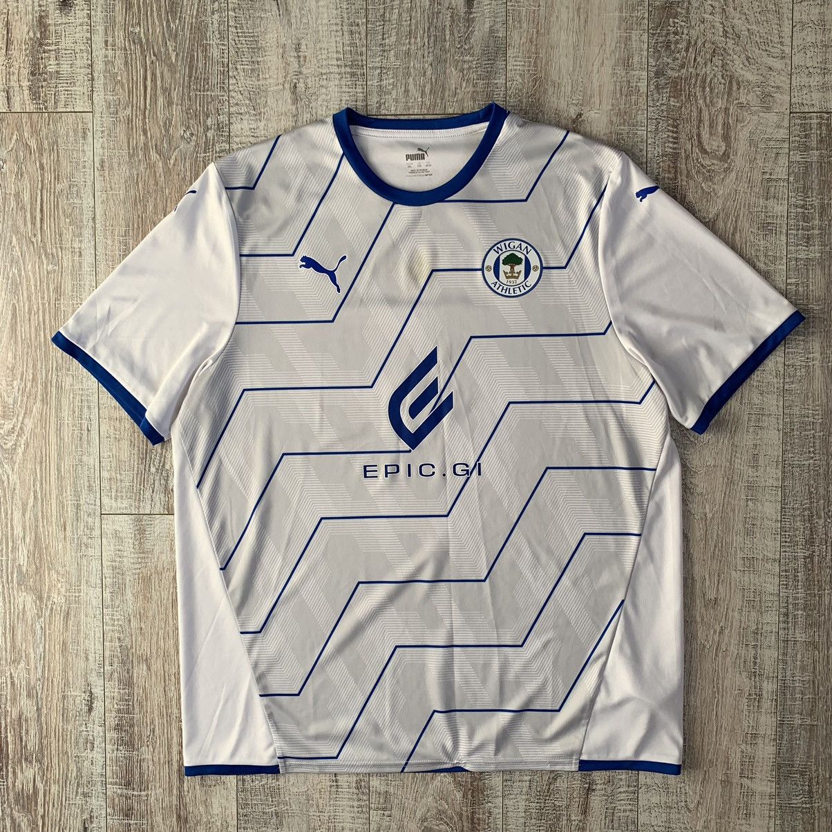 Puma Puma Wigan Athletic soccer jersey T shirt Size US XXL / EU 58 / 5 - 1 Thumbnail