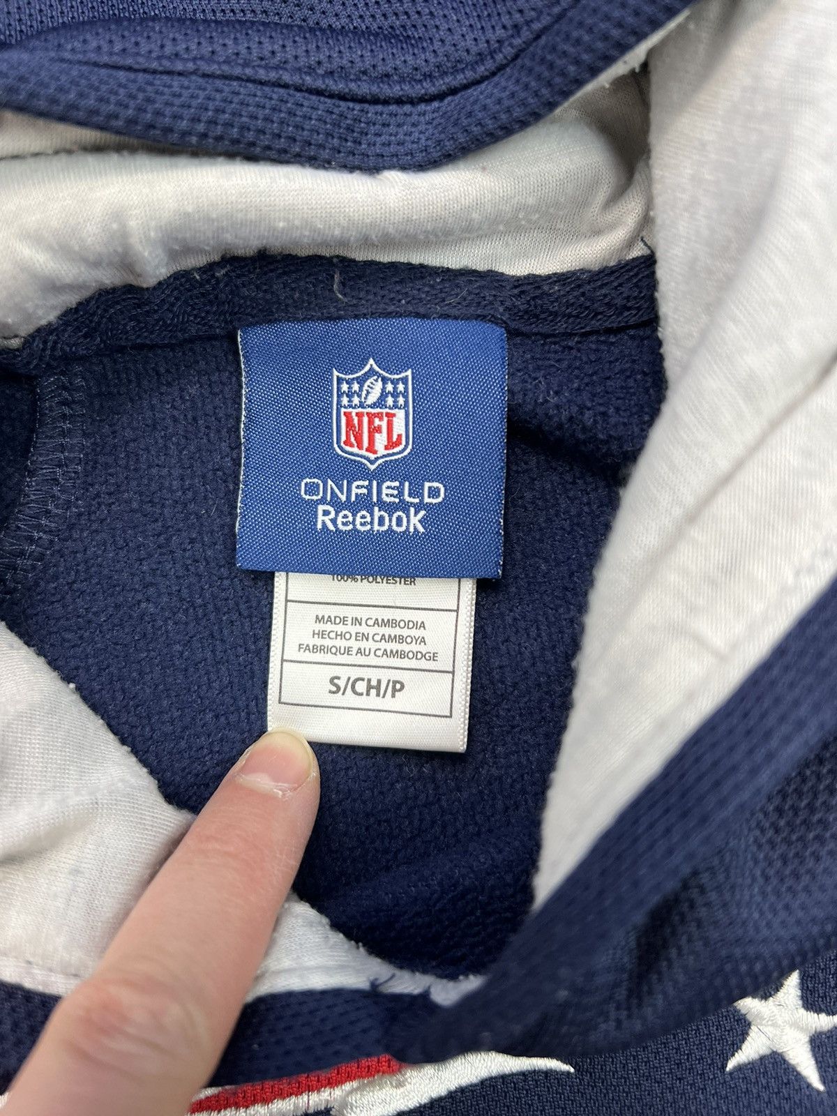 NFL × Reebok Hoodie Reebok NFL Patriots Vintage Size US S / EU 44-46 / 1 - 3 Thumbnail