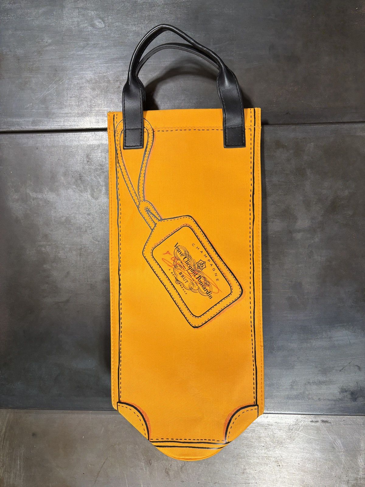 Vintage Veuve Clicquot Bottle Bag Cooler Wine Sleeve Beer Cozy Size ONE SIZE - 2 Thumbnail