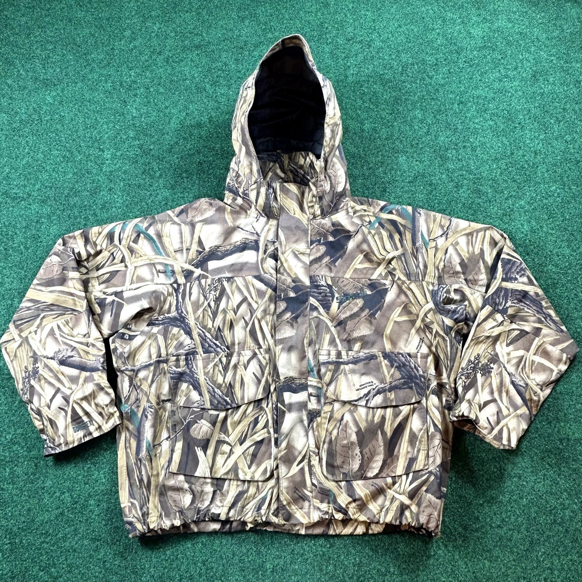 image of Simms Avantage Wetlands Camo Gore-Tex Full Zip Jacket Xl, Men's