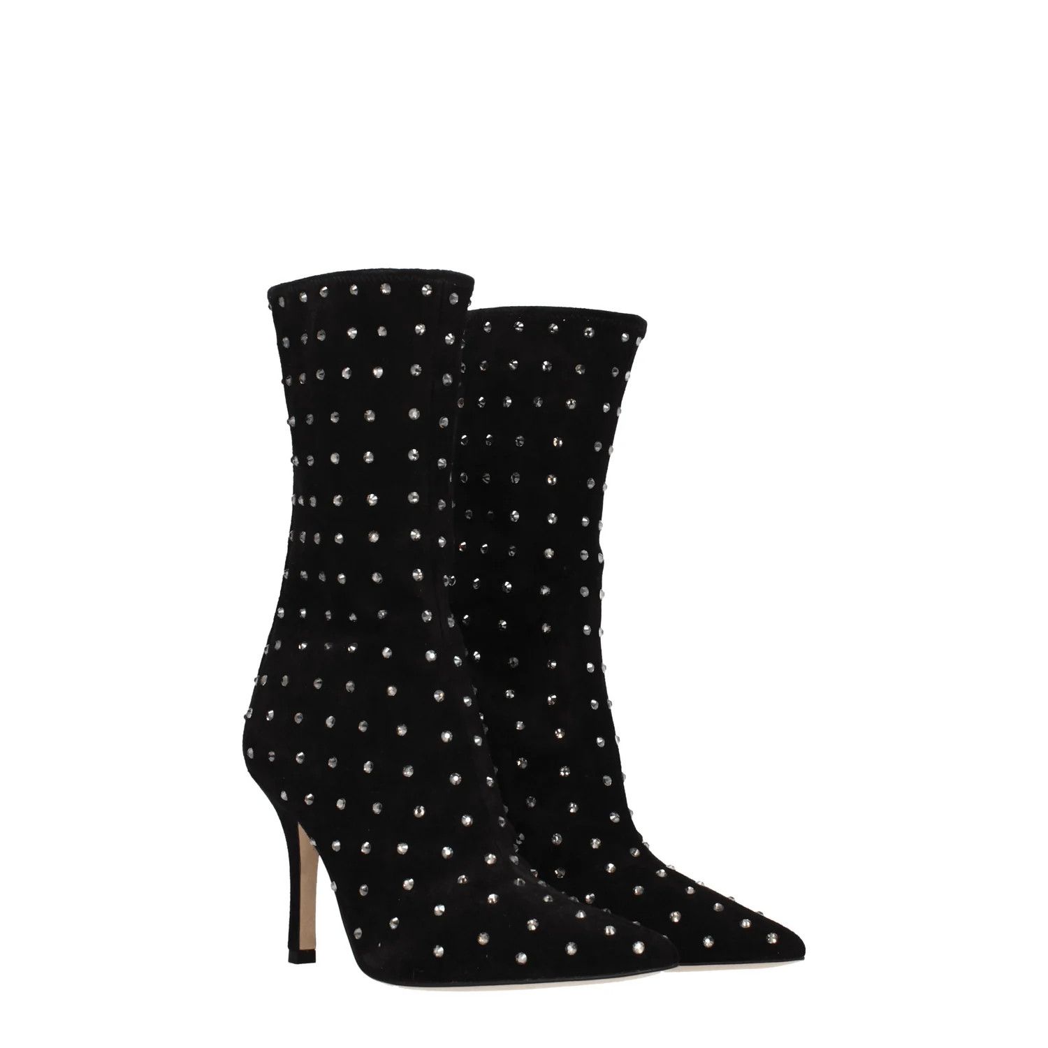 Paris Texas ob1o1e1124 Suede Ankle Boots in Black Size US 6 / IT 36 - 2 Thumbnail