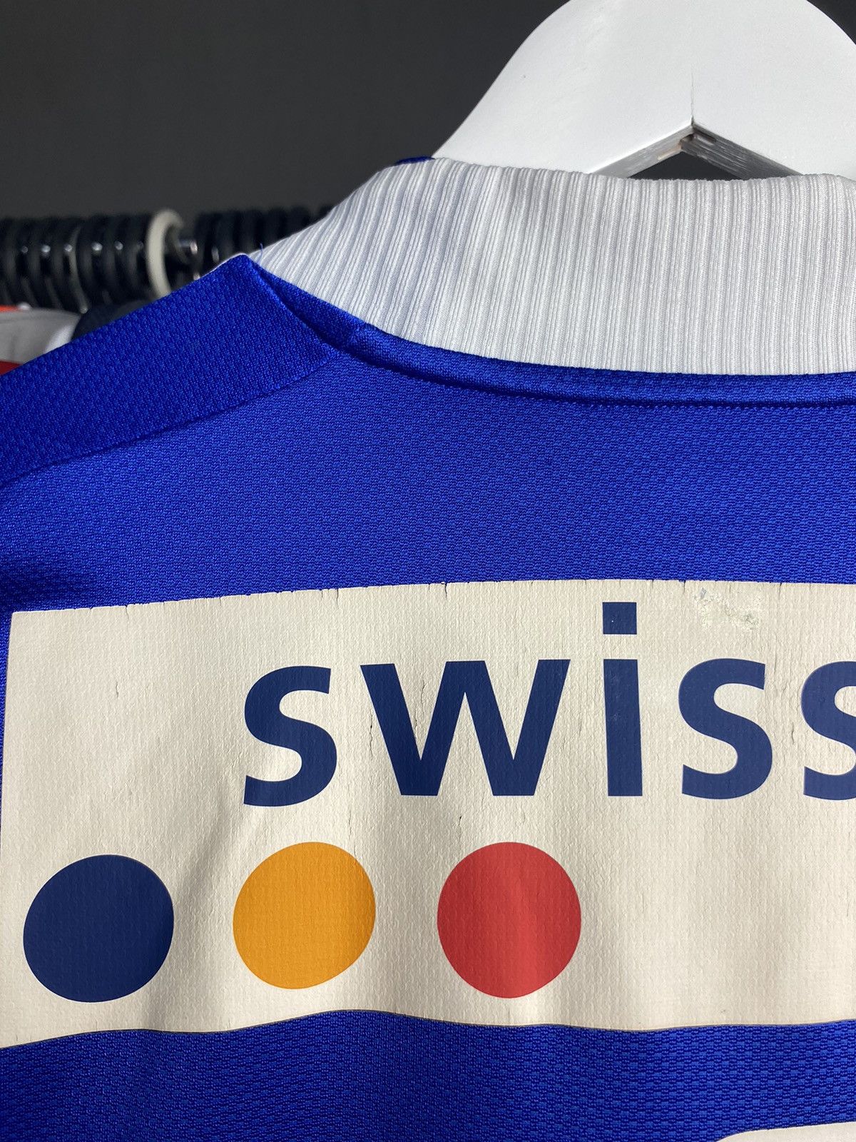 Adidas 2008/09 ADIDAS LUZERN #4 KIBEBS SOCCER FOOTBALL JERSEY SHIRT Size US L / EU 52-54 / 3 - 12 Thumbnail