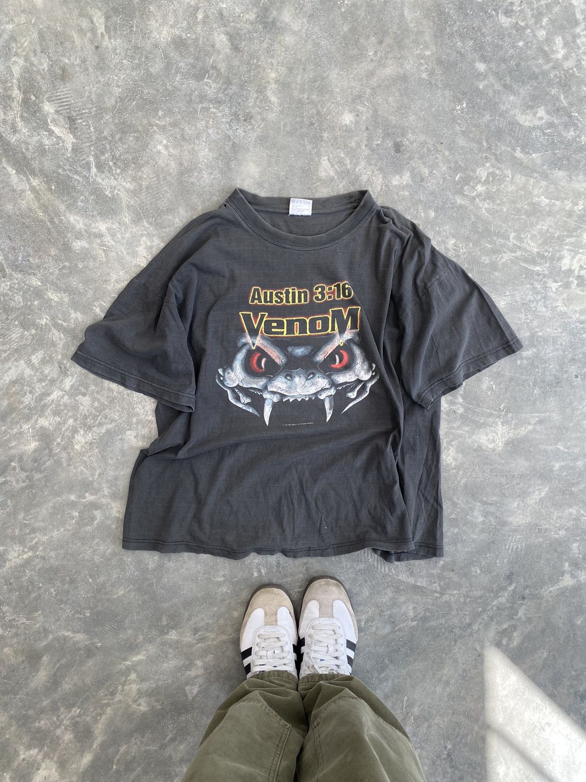Vintage × WWE Vintage Stone Cold Tee Size US XL / EU 56 / 4 - 2 Thumbnail