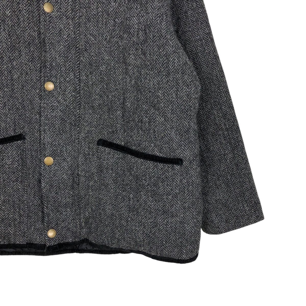 Harris Tweed 📌Vintage Chore Wool Jacket Quilted Peregrine Harris Tweed Size US L / EU 52-54 / 3 - 6 Thumbnail