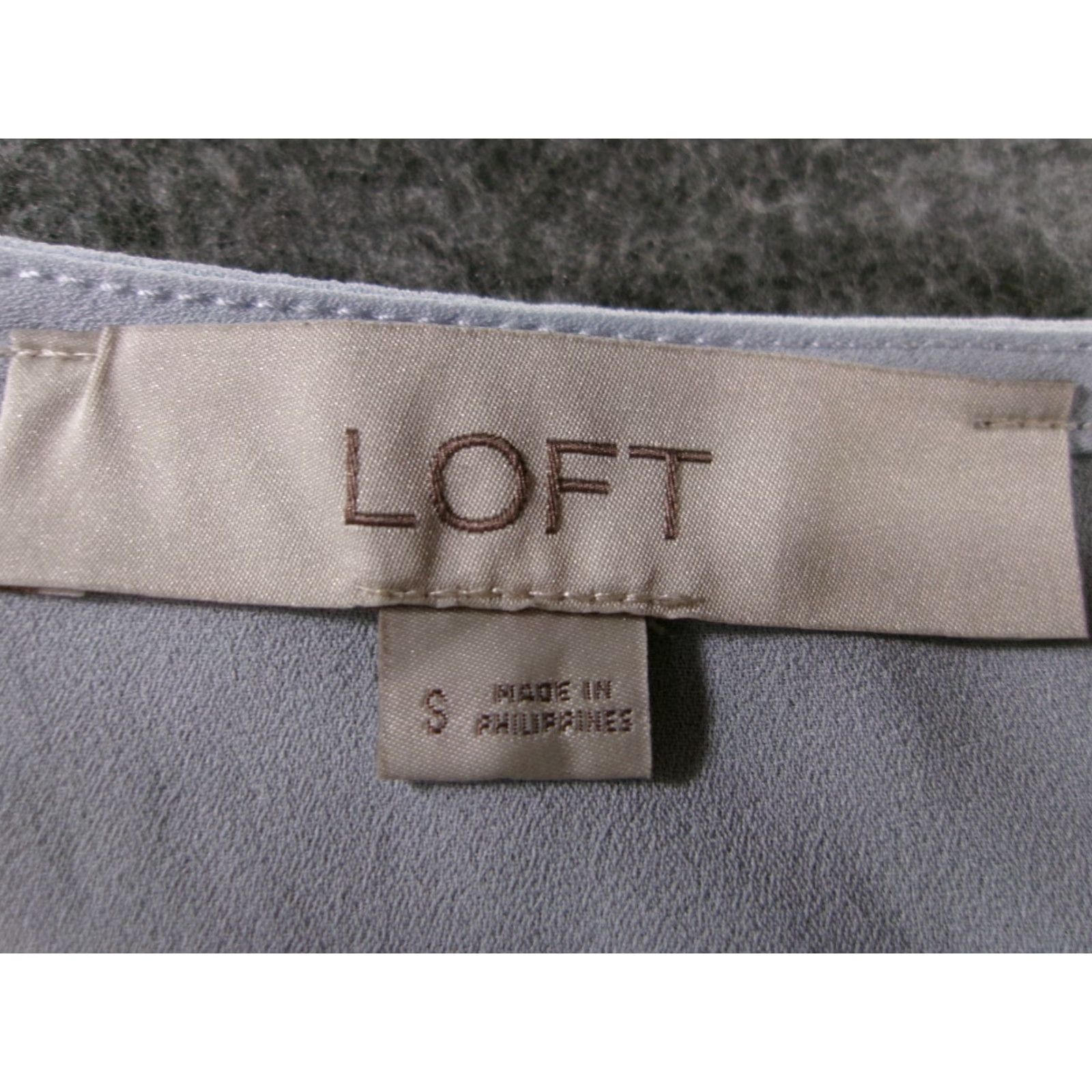 Loft Loft Tank Top Womens Small Blue Sheer Base Layer Capsule Flowy Fairy Preppy Size S / US 4 / IT 40 - 6 Thumbnail