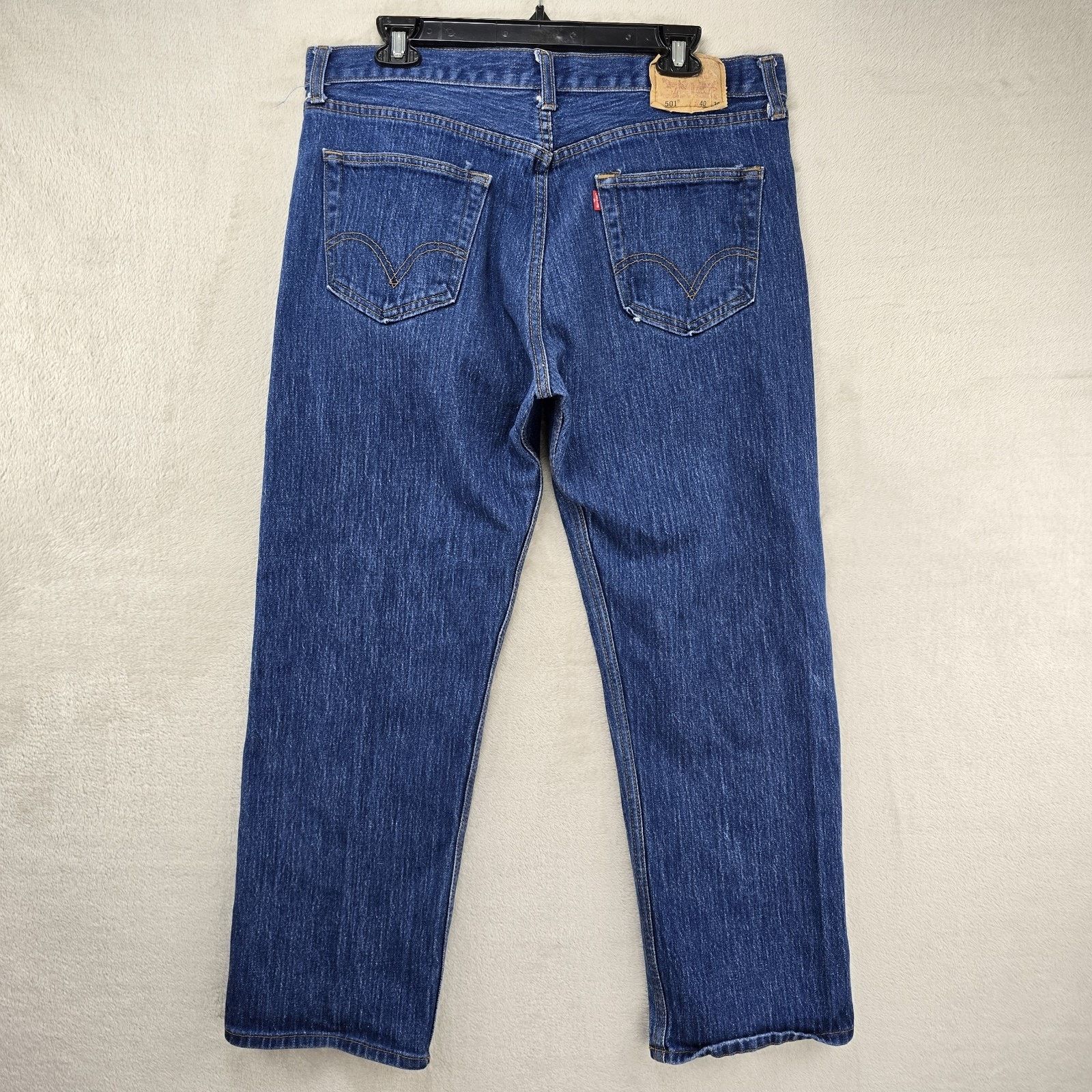 Levi's Vintage Levis 501 Jeans Mens 40x30 (Fits 36x27) Blue USA Y2K Size US 36 / EU 52 - 7 Thumbnail