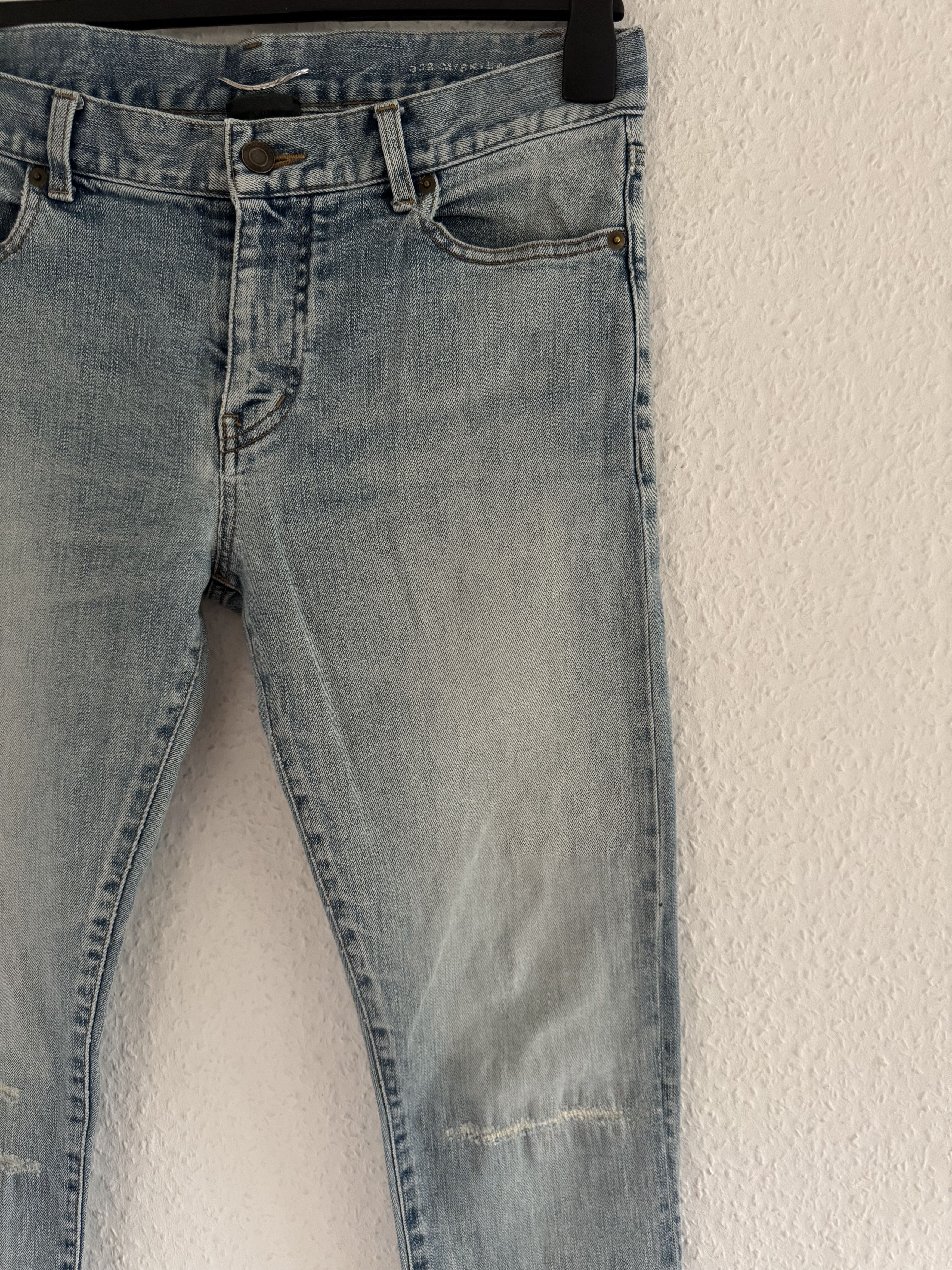 Saint Laurent Paris D02 M/SK-LW Repaired Knee Jeans Size US 31 - 5 Thumbnail