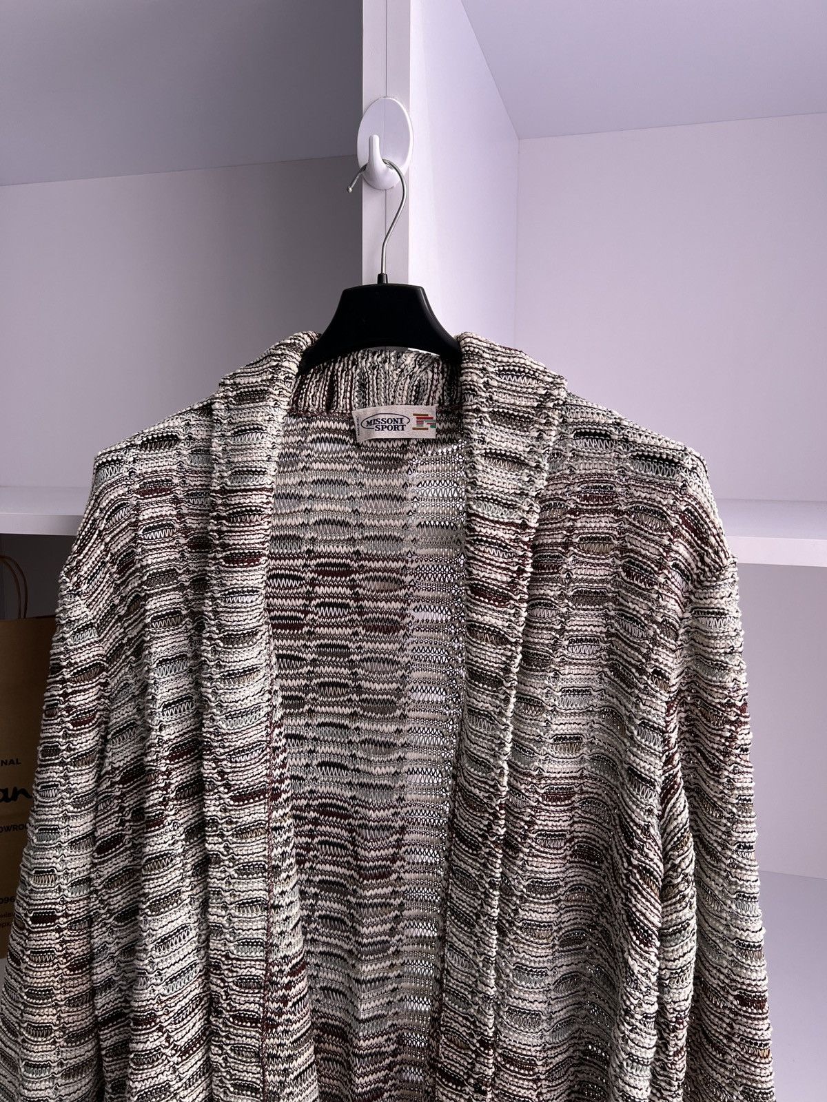 Designer × Missoni × Vintage Vintage Missoni Sport Patterned Buttoned women’s Cardigan Size L / US 10 / IT 46 - 7 Thumbnail