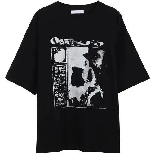 Other Oversized Black Cartoon Tee Short Size US L / EU 52-54 / 3 - 1 Thumbnail