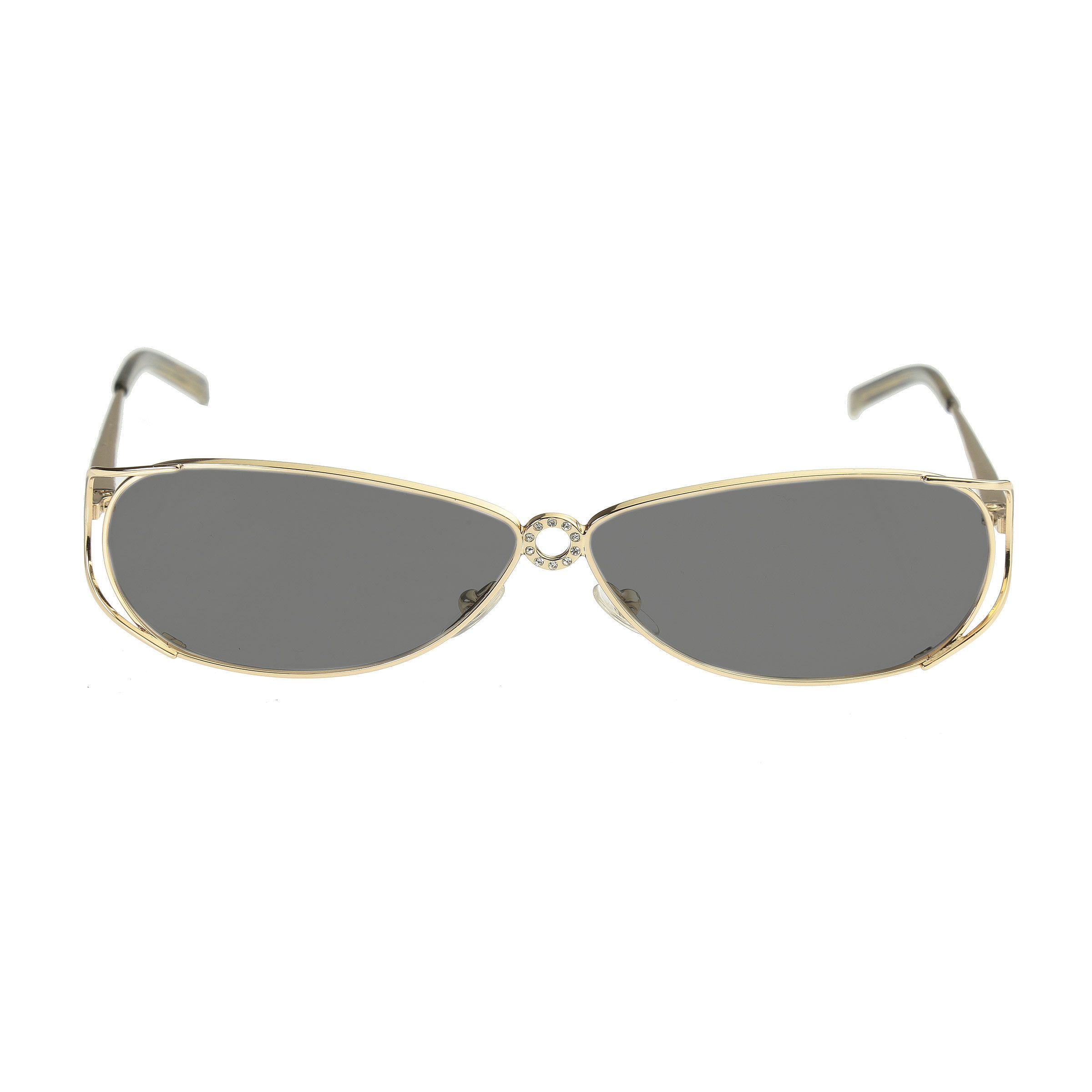 Valentino Valentino '90s Crystals Gold Frames V 5321 Sunglasses Black Size ONE SIZE - 2 Thumbnail