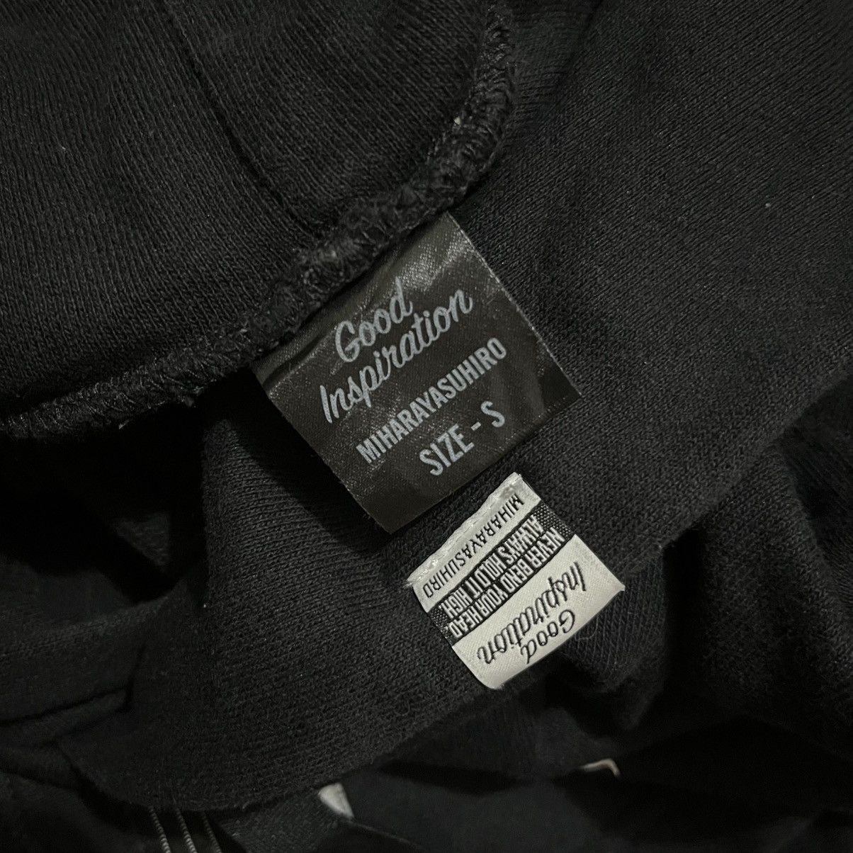 GU × Maison MIHARA YASUHIRO Miharayasuhiro Good Inspiration Spellout Pullover Hoodie Size US S / EU 44-46 / 1 - 9 Thumbnail