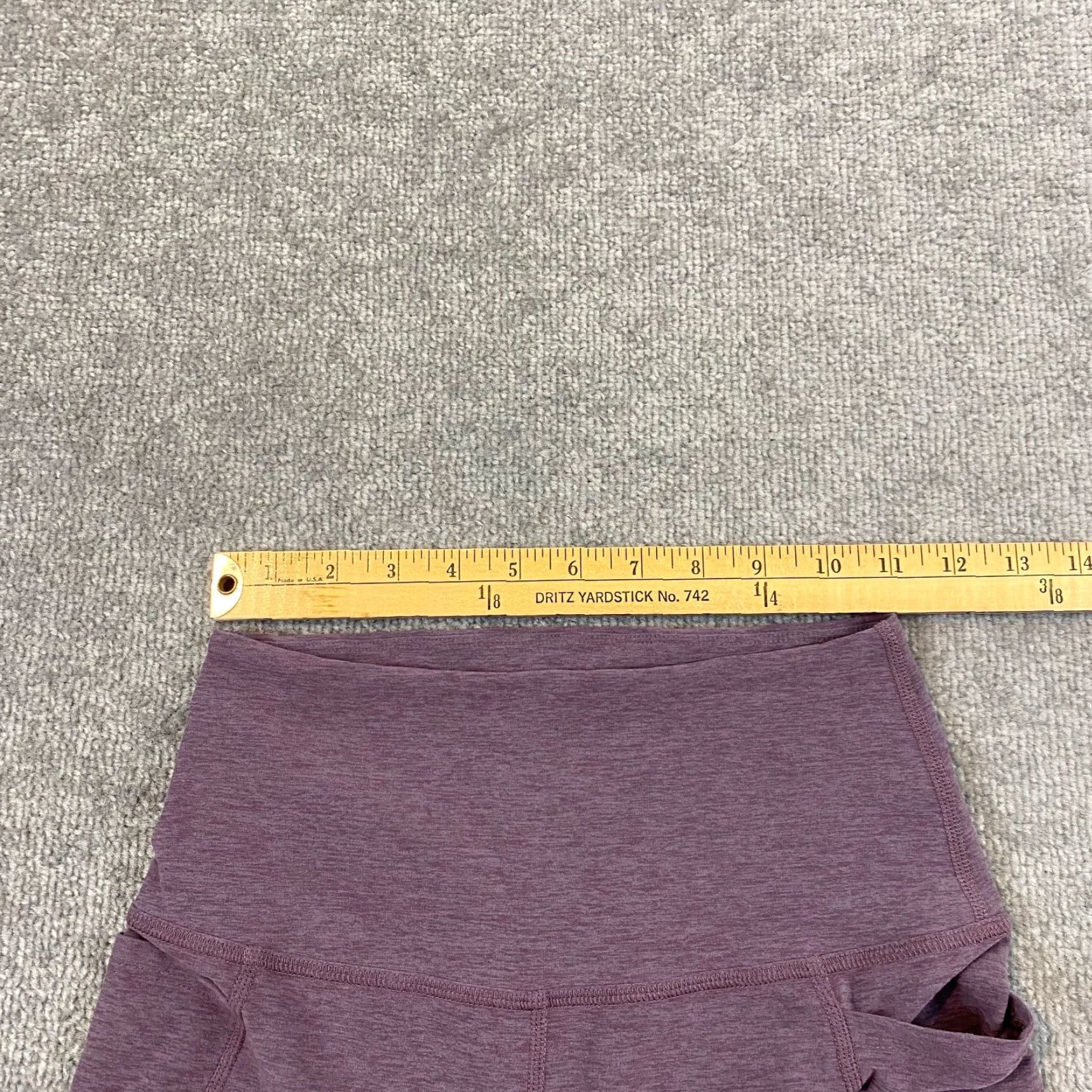 Beyond Yoga Beyond Yoga x Peloton Leggings Womens Small 22' Waist Purple Mauve Capri Workout Size 28" / US 6 / IT 42 - 6 Thumbnail