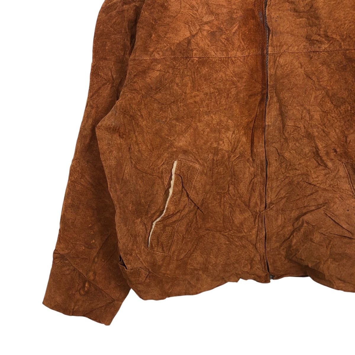 Japanese Brand 📌Vtg Biker Leather Jacket Out Brook Fur Collar Issey Miyake Size US L / EU 52-54 / 3 - 5 Thumbnail