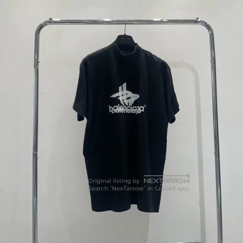 Balenciaga Balenciaga Phantom Black Short Sleeve Size US S / EU 44-46 / 1 - 1 Thumbnail