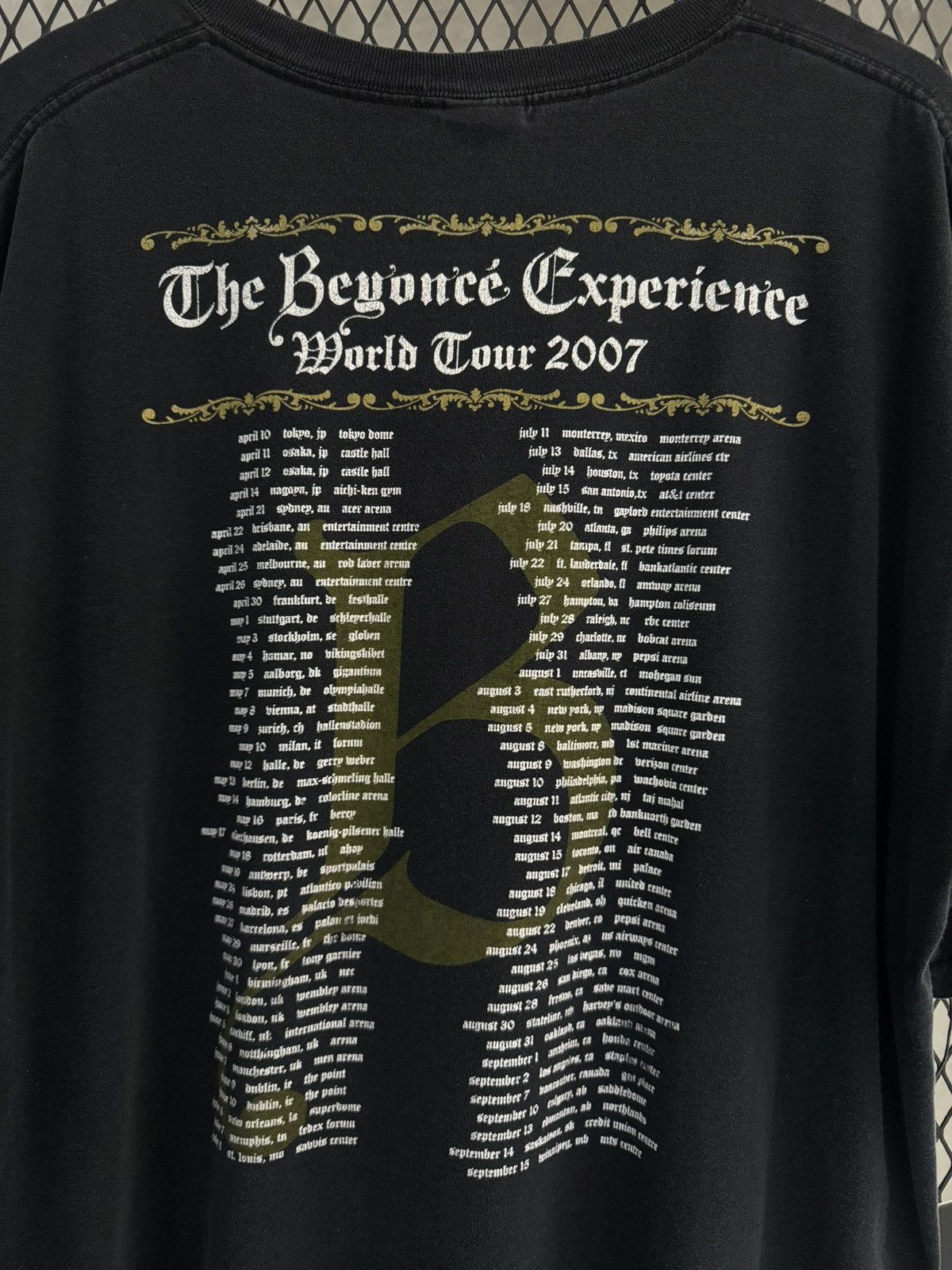 Beyonce × Rap Tees × Vintage Vintage 2007 The Beyoncé Experience World Tour Size US XXL / EU 58 / 5 - 4 Thumbnail