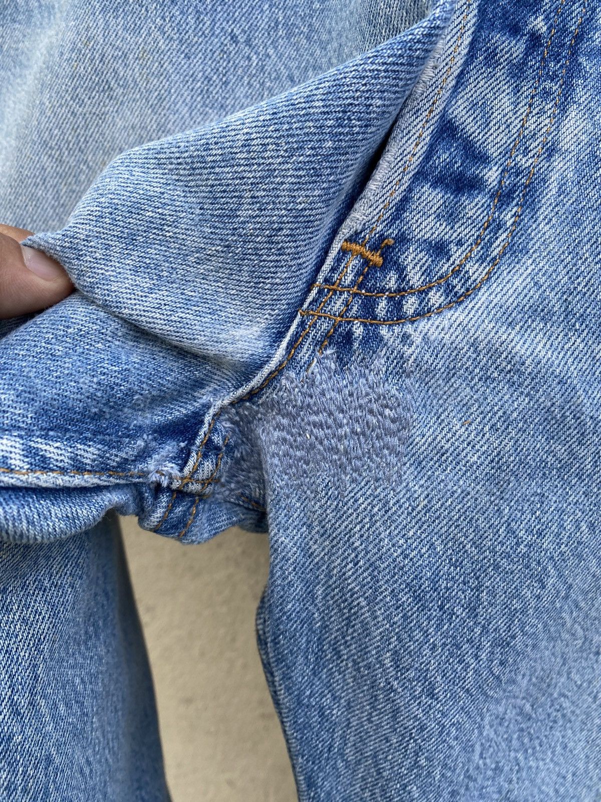 Levi's × Levi's Vintage Clothing × Vintage W38x28 vintage levi's 501xx repaired made in USA Size US 38 / EU 54 - 3 Thumbnail