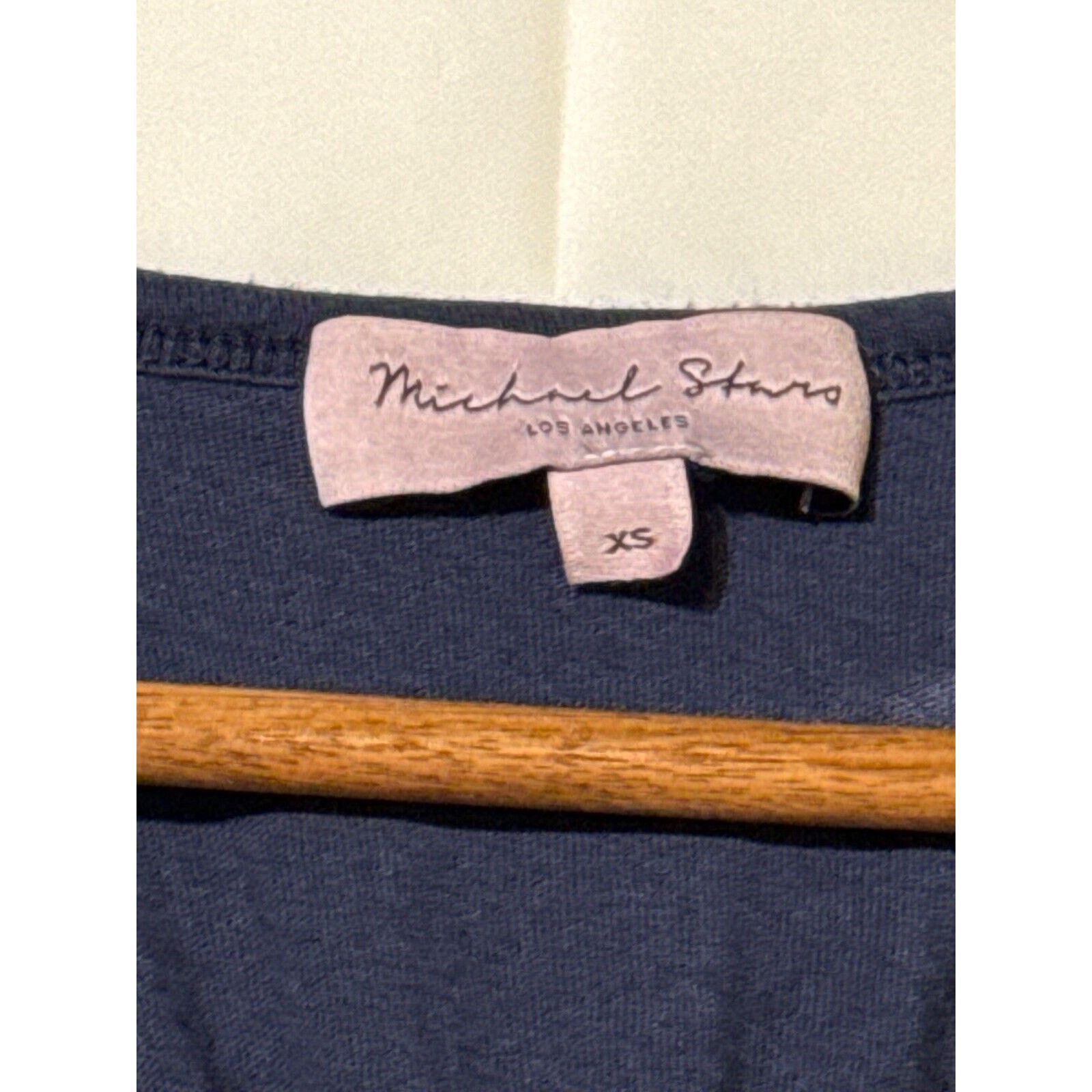 Michael Stars Michael Stars Womens Dress Size XS Sleeveless Navy Size XS / US 0-2 / IT 36-38 - 2 Thumbnail