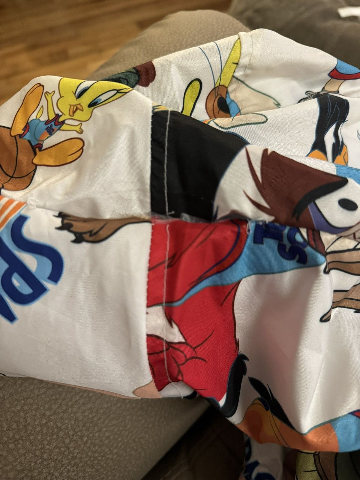 Members Only Members Only Space Jam Looney Tunes Hooded Jacket Unisex L Size US L / EU 52-54 / 3 - 5 Thumbnail