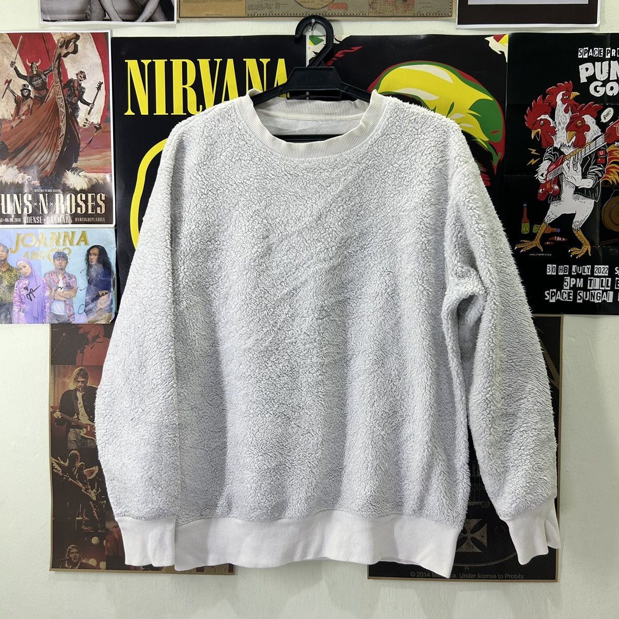 Vintage Vintage GU Sherpa Sweater Size US L / EU 52-54 / 3 - 1 Thumbnail
