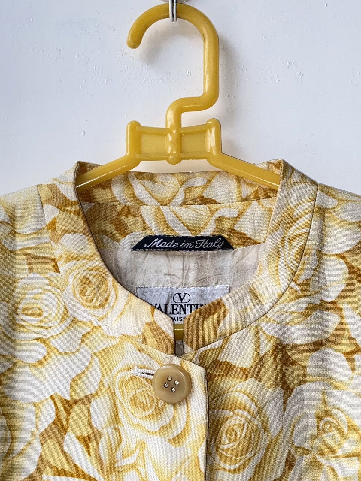 Valentino VALENTINO MISS V Yellow Flower Blazers Size 50L - 11 Thumbnail