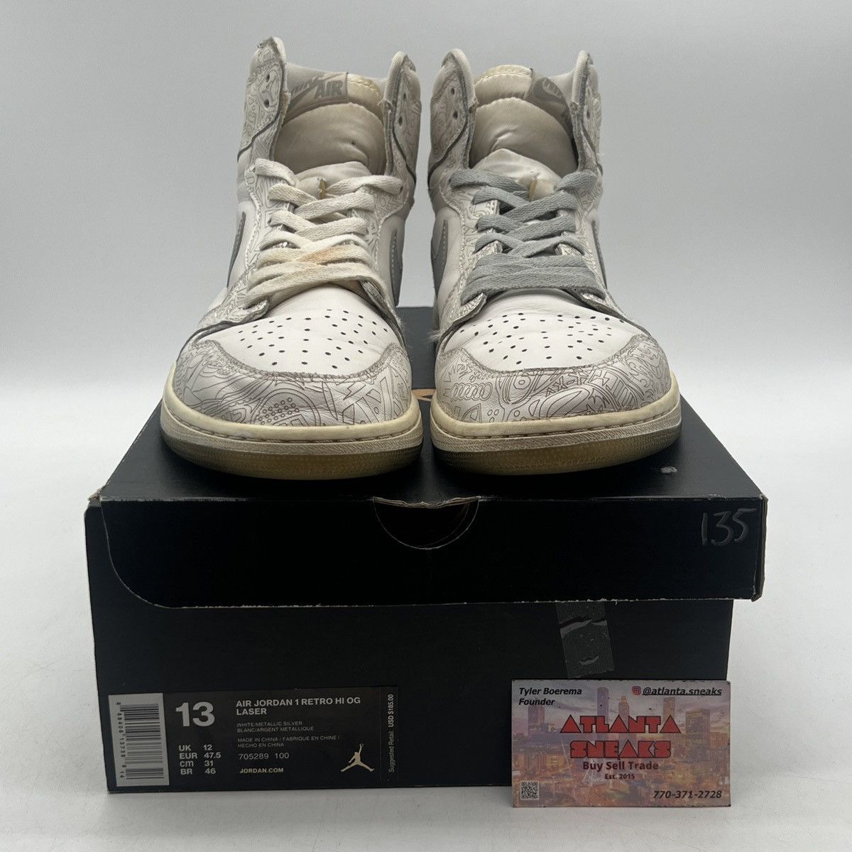 Jordan Brand Air Jordan 1 High laser Size US 13 / EU 46 - 2 Thumbnail