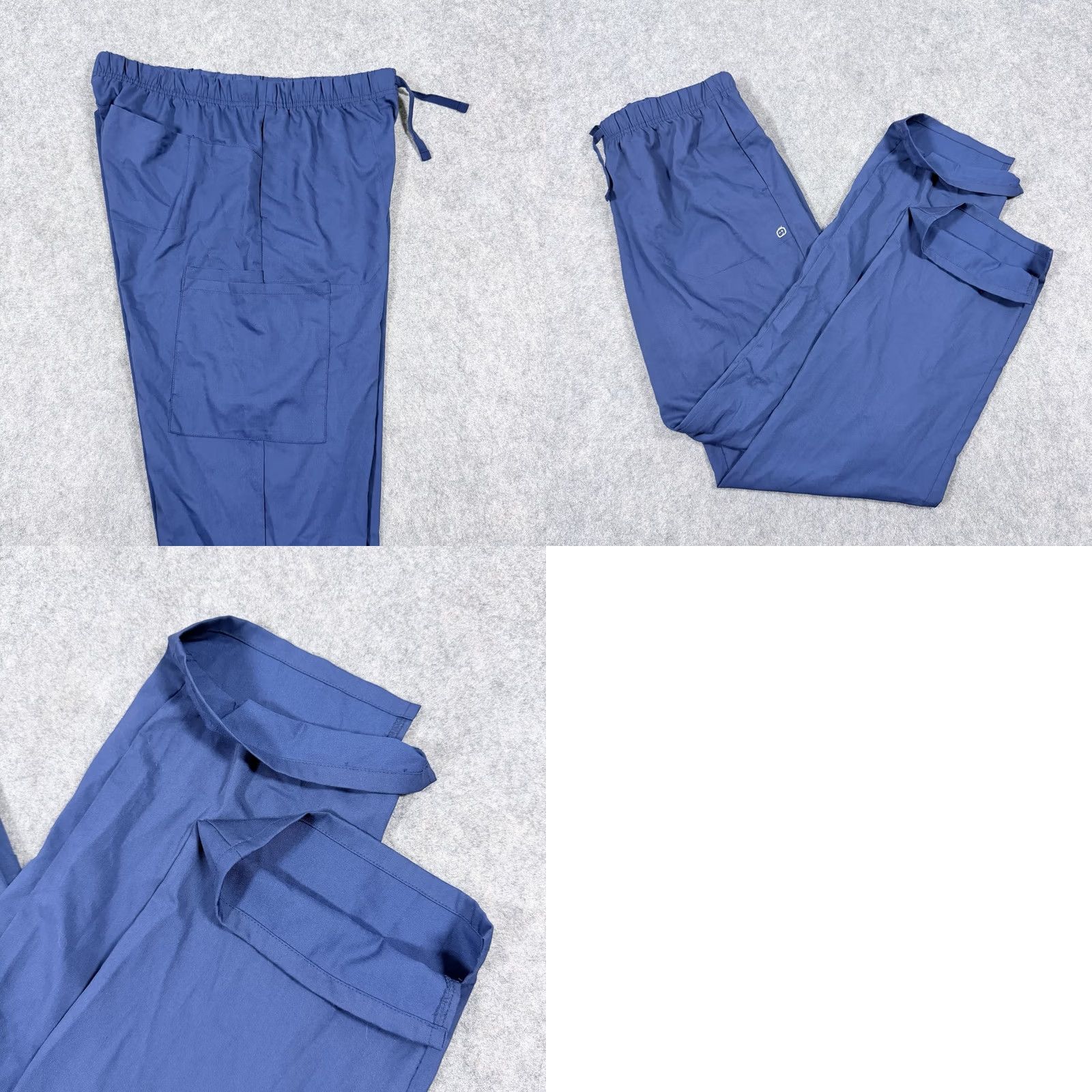 Vintage WonderWink Premiere Flex Scrub Pant Women's Blue size L 33x31 Modern Fit Premium Comfortable Premise Legacy (Vintage not applicable) Size 36" / US 14 / IT 50 - 10 Thumbnail