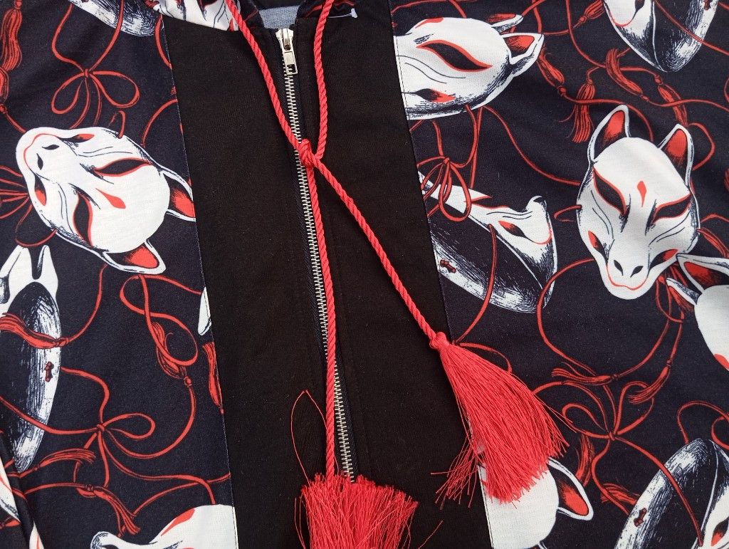 Japanese Brand Drug Honey Harajuku hoodie 🎌 Kitsune Fox Mask Baby Metal 🔥 Size US XL / EU 56 / 4 - 6 Thumbnail