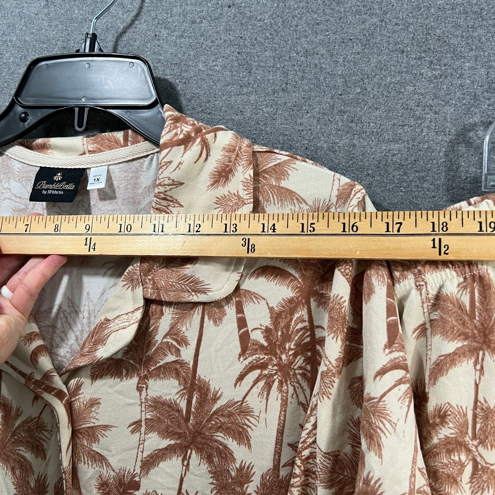 Other Bumblebella Dreamy Jersey Notich Collar & Pant Pajama Beige Size XL / US 12-14 / IT 48-50 - 4 Thumbnail