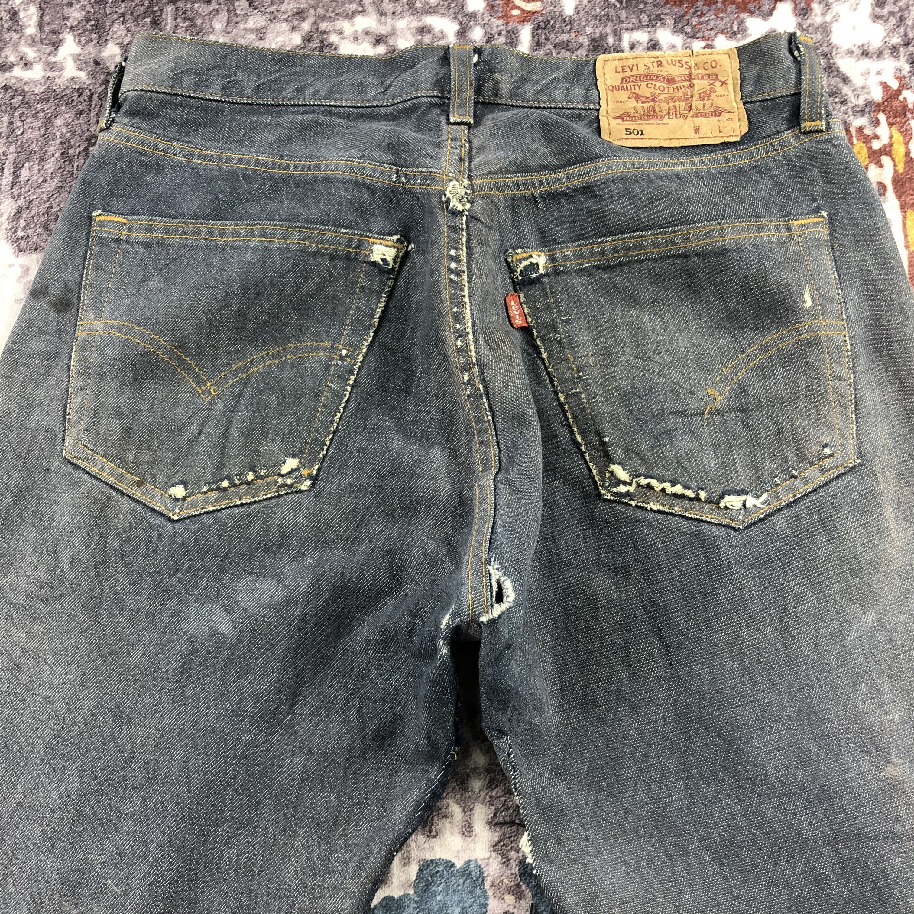 Levi's 90s Vintage Levis 501 Earth Tone Jeans-JM2544 Size US 31 - 8 Thumbnail