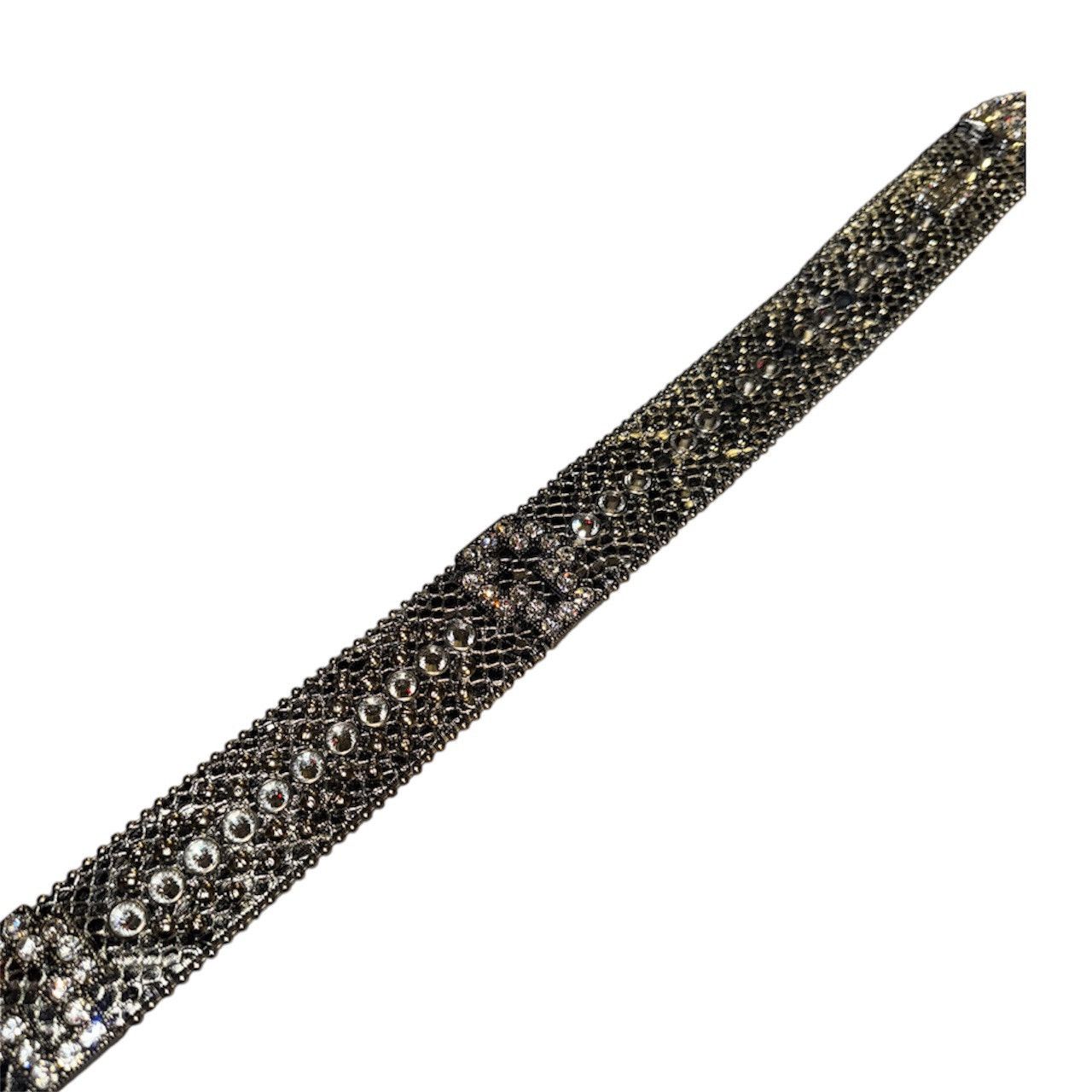 B.B. Simon bb simon cross snake skin belt Size 36 - 2 Thumbnail