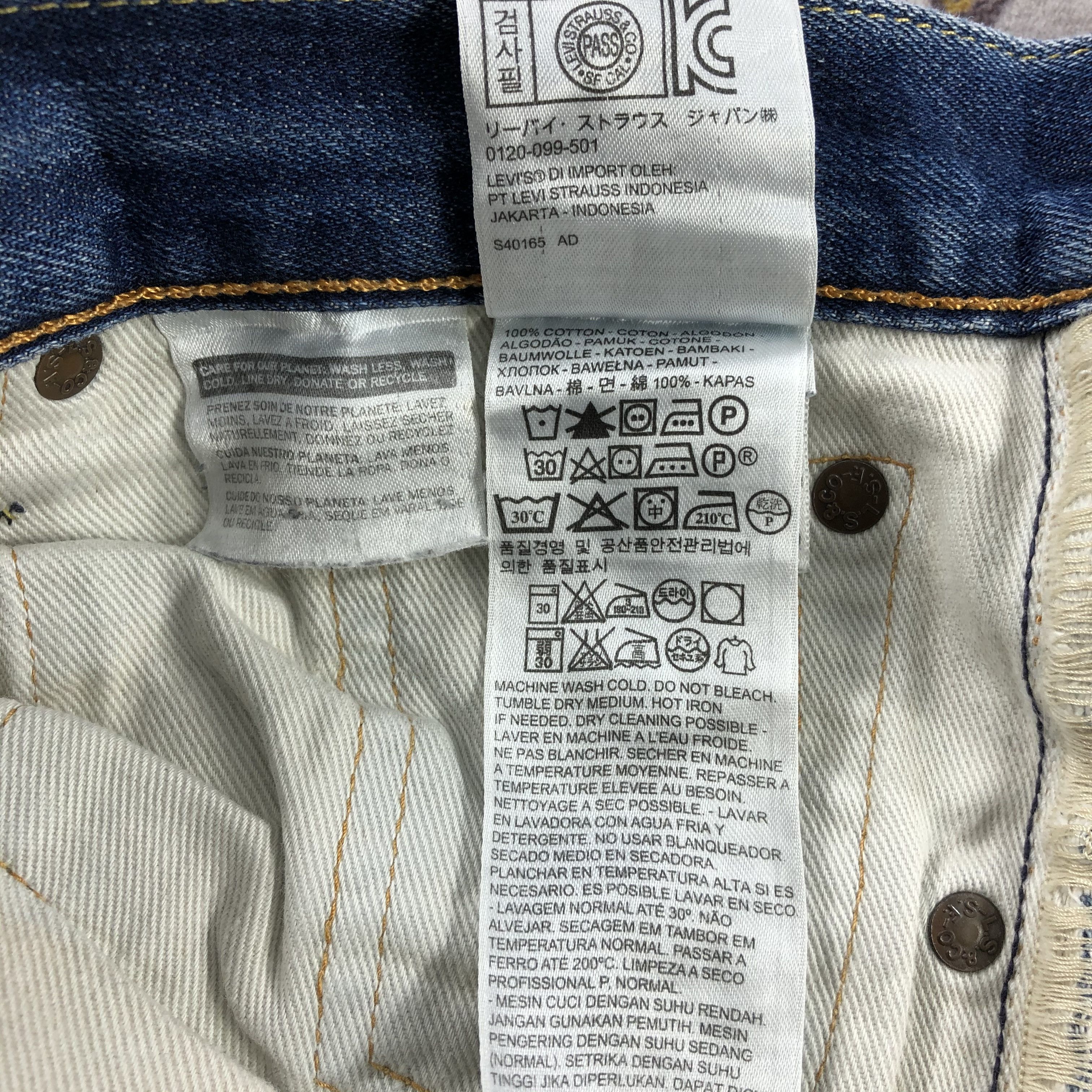 Levi's × Vintage Vintage Blue Wash Levis 511 Jeans-JM2702 Size US 33 - 14 Thumbnail