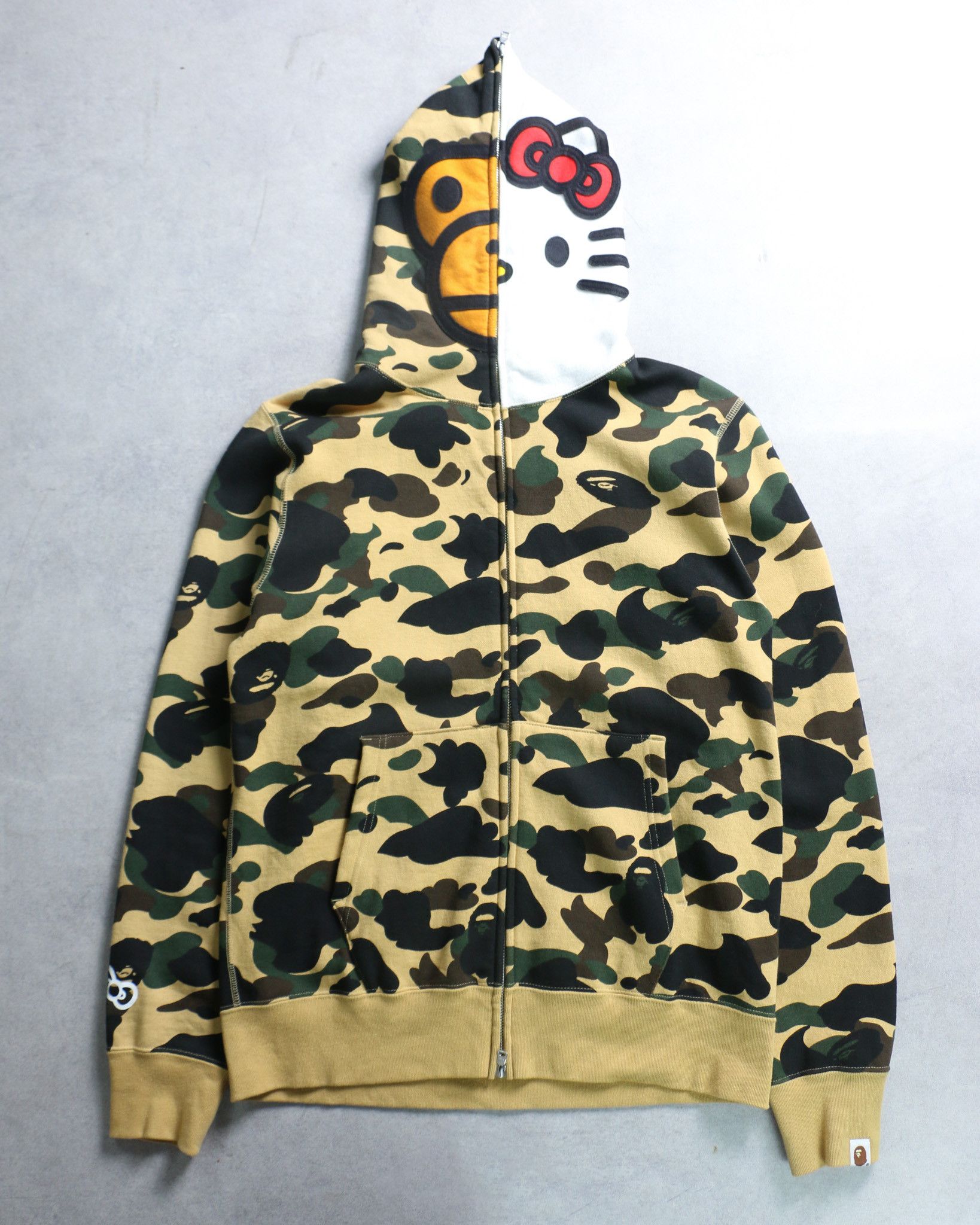 Bape Bape baby milo x hello kitty full zip hoodie | Grailed