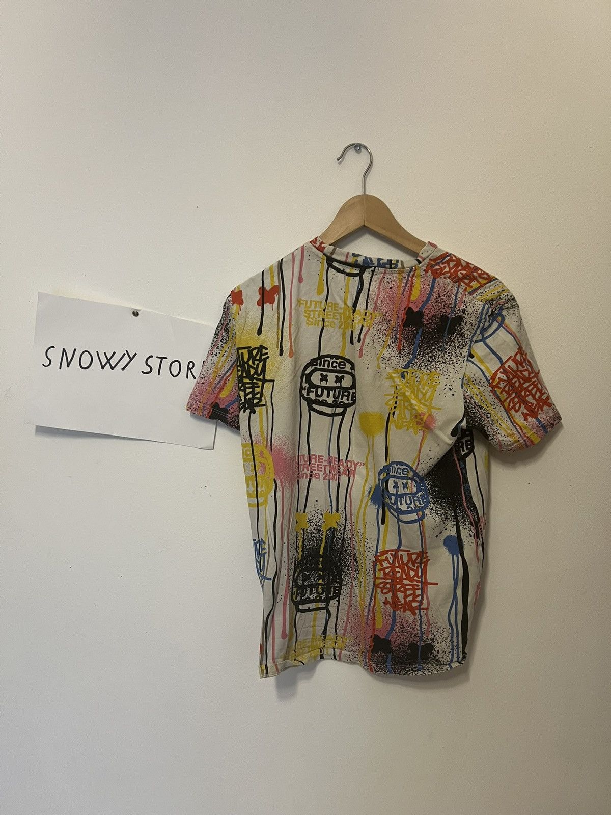 Bershka Multicolor Rainbow T shirt Size US S / EU 44-46 / 1 - 1 Thumbnail