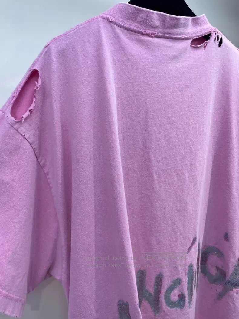 Balenciaga Balenciaga Letter hole T-shirt Size US M / EU 48-50 / 2 - 5 Thumbnail