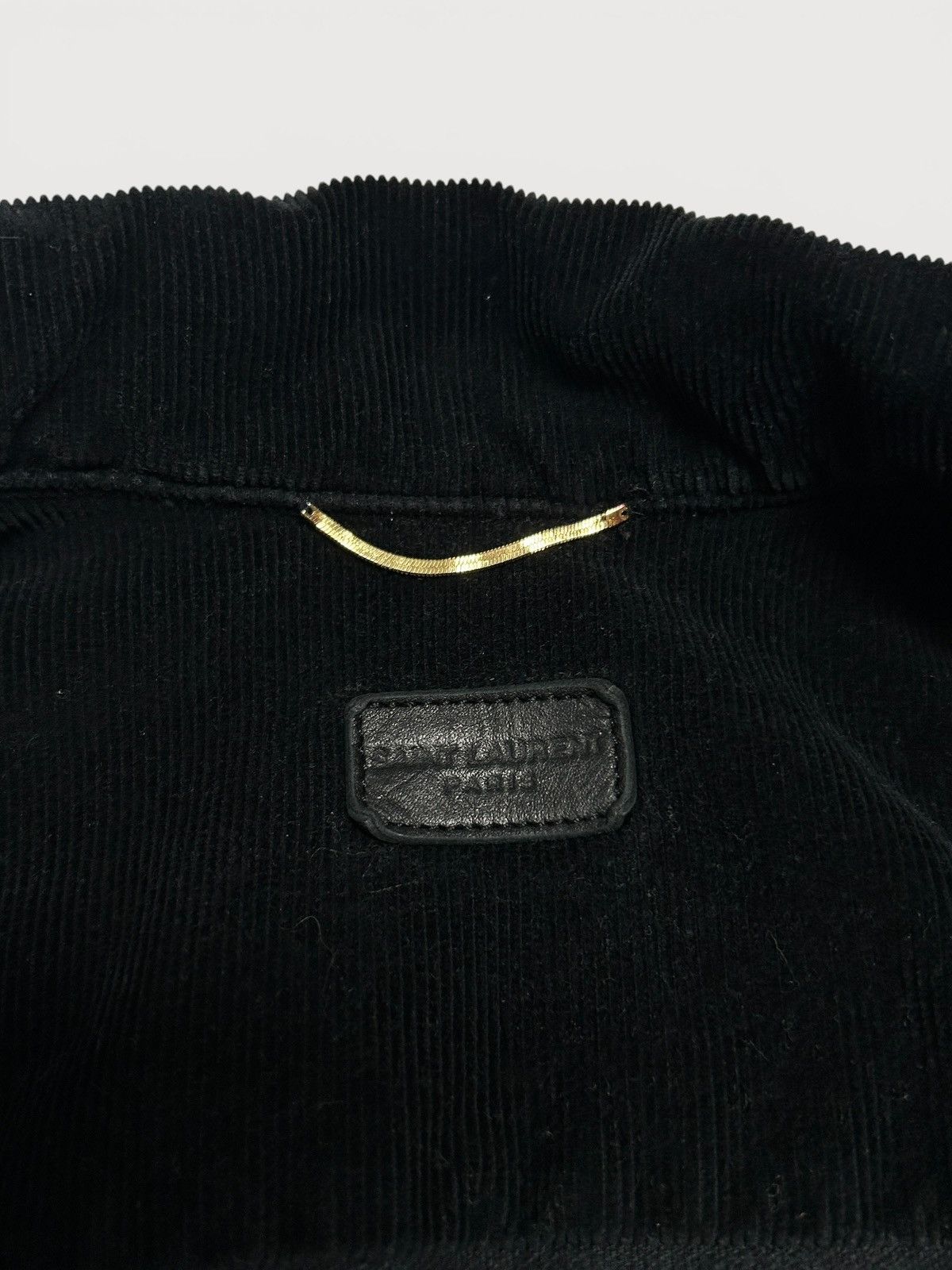 Saint Laurent Paris SS2021 Sample Black Corduroy Trucker Jacket Size US S / EU 44-46 / 1 - 4 Thumbnail