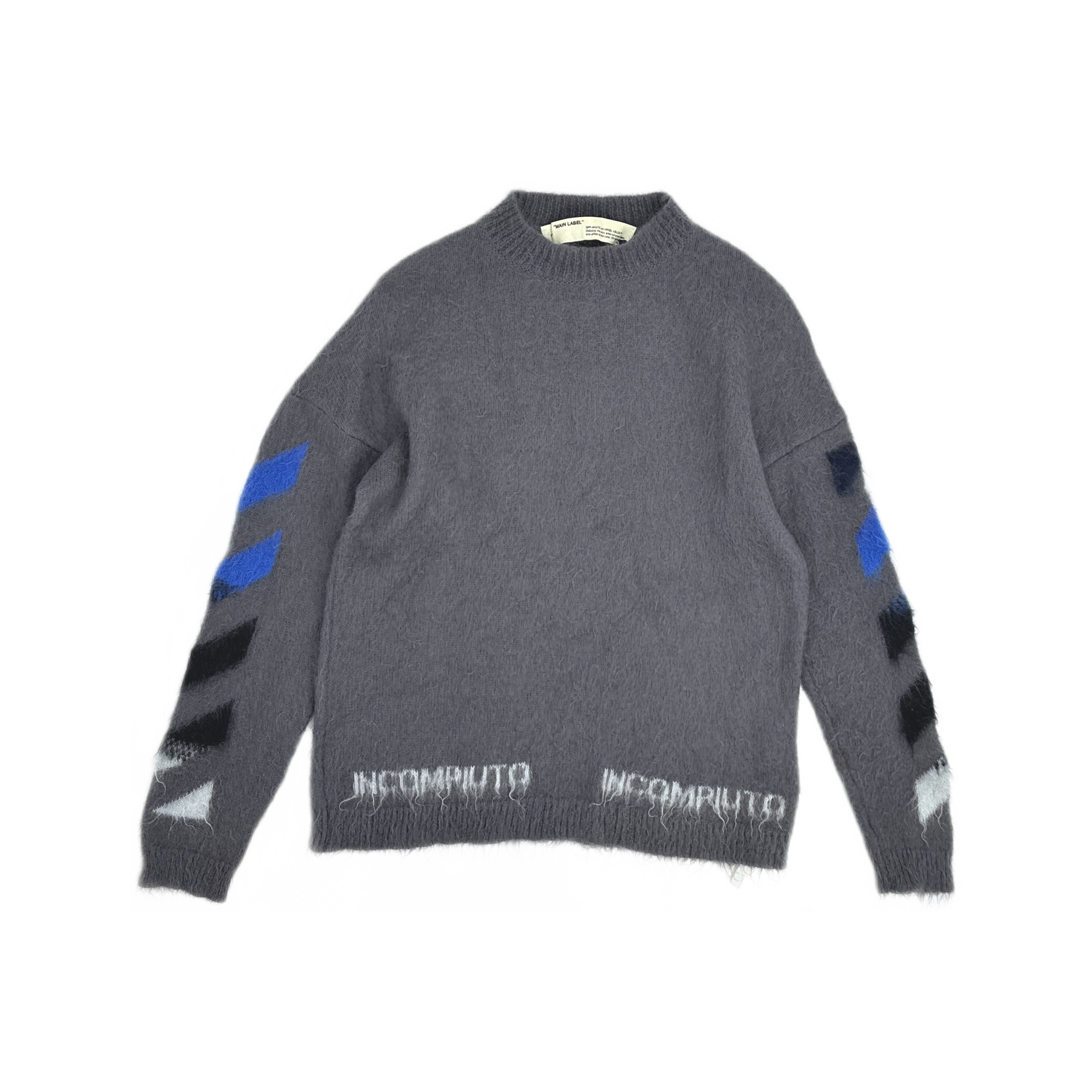 Off-White Off-White Incompiuto Arrow Mohair Sweater Size XXS Size US XXS / EU 40 - 1 Thumbnail