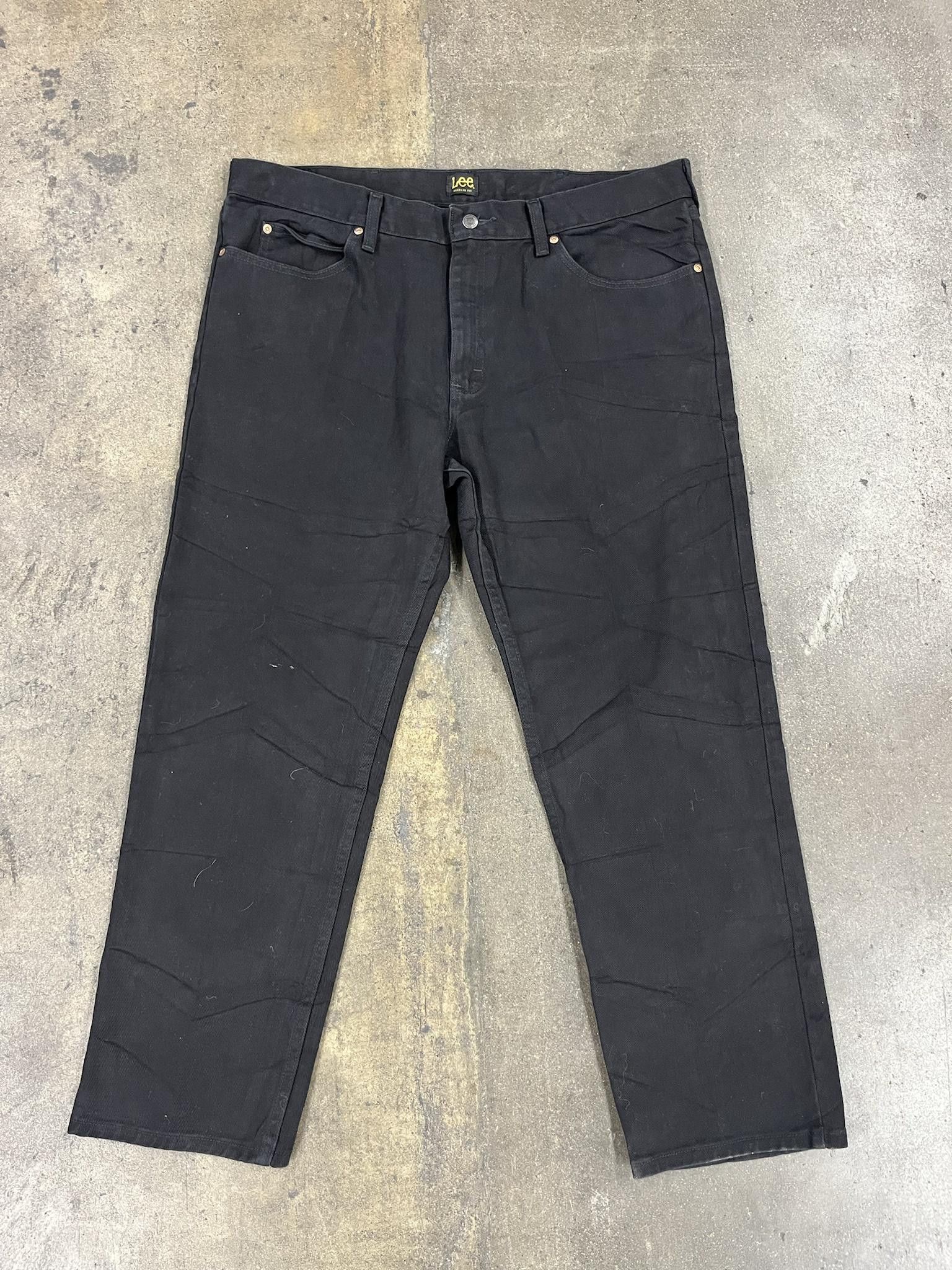 image of Lee Regular Fit Jeans in Black, Men's (Size 40)