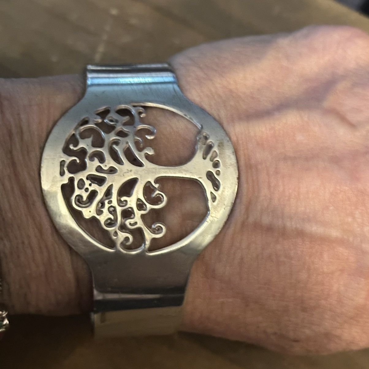 Other Silver tone tree of life bangle bracelet Size ONE SIZE - 2 Thumbnail