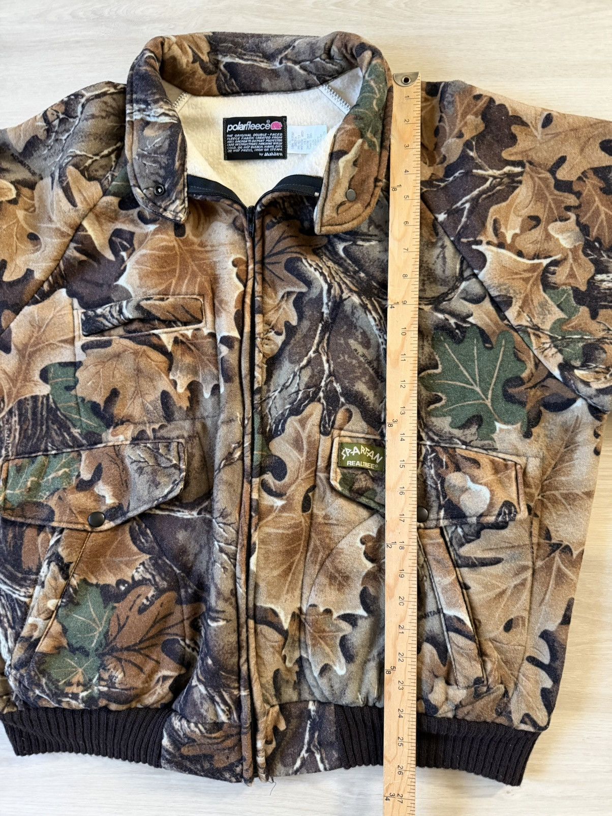 Realtree Vintage Spartan Realtree Polar Fleece Full Zip Bomber 2XL Size US XXL / EU 58 / 5 - 8 Thumbnail