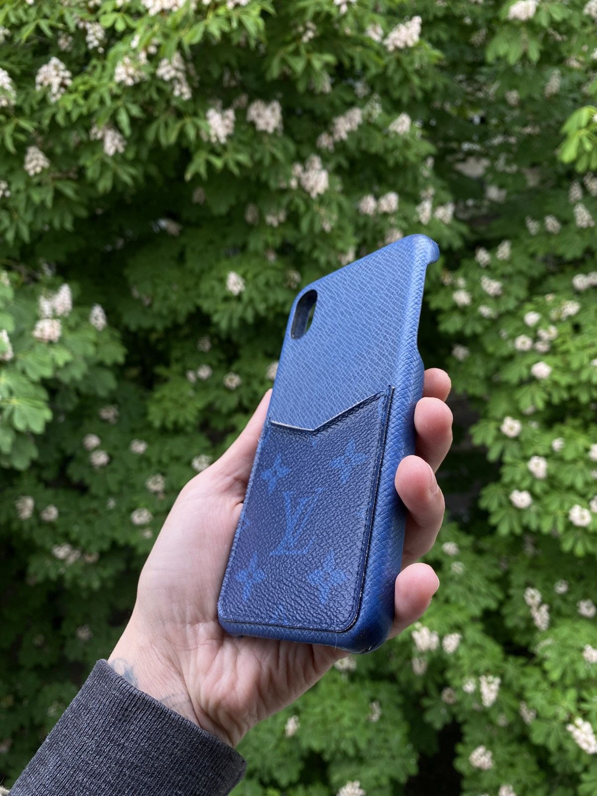 Vintage Louis Vuitton Etui Iphone Navy blue Size ONE SIZE - 3 Thumbnail
