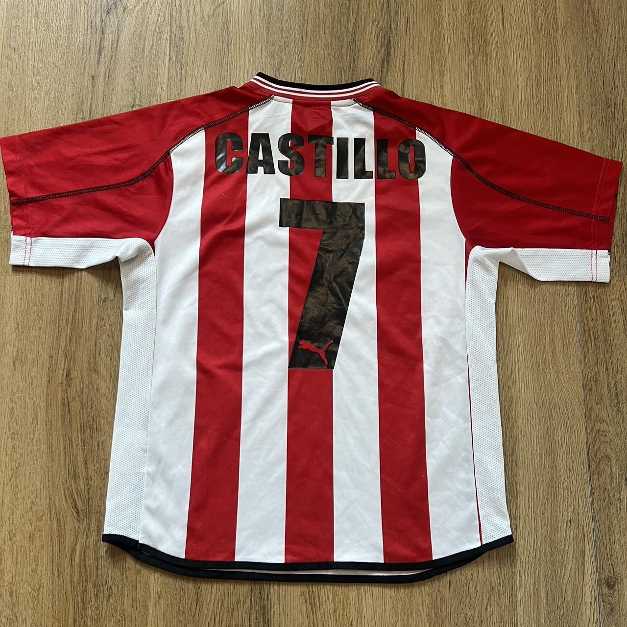 Puma 2003-04 Olympiakos Castillo Greece Football Shirt y2k 2000s Size US S / EU 44-46 / 1 - 1 Thumbnail