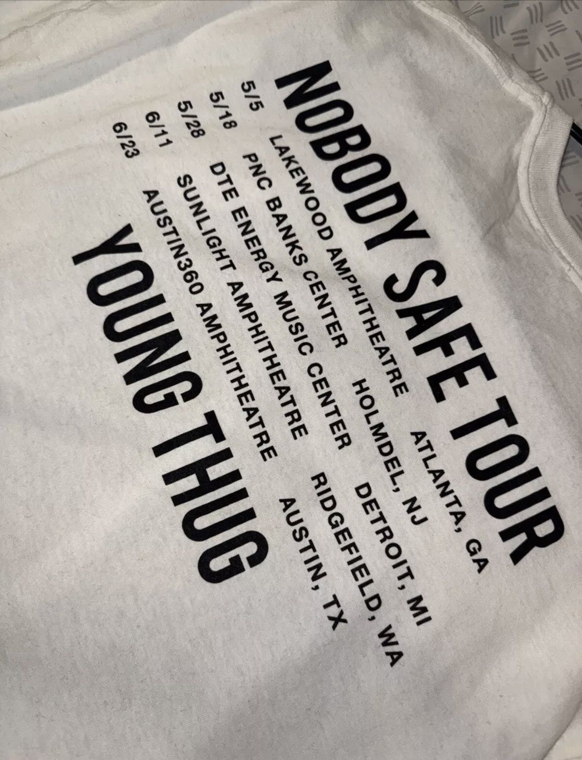 Young Thug Young thug nobody safe tour merch Size US XL / EU 56 / 4 - 2 Thumbnail