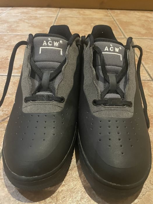 Nike Mens Nike x ACW Air Force 1’s (Black/Dark Grey-White) | Grailed