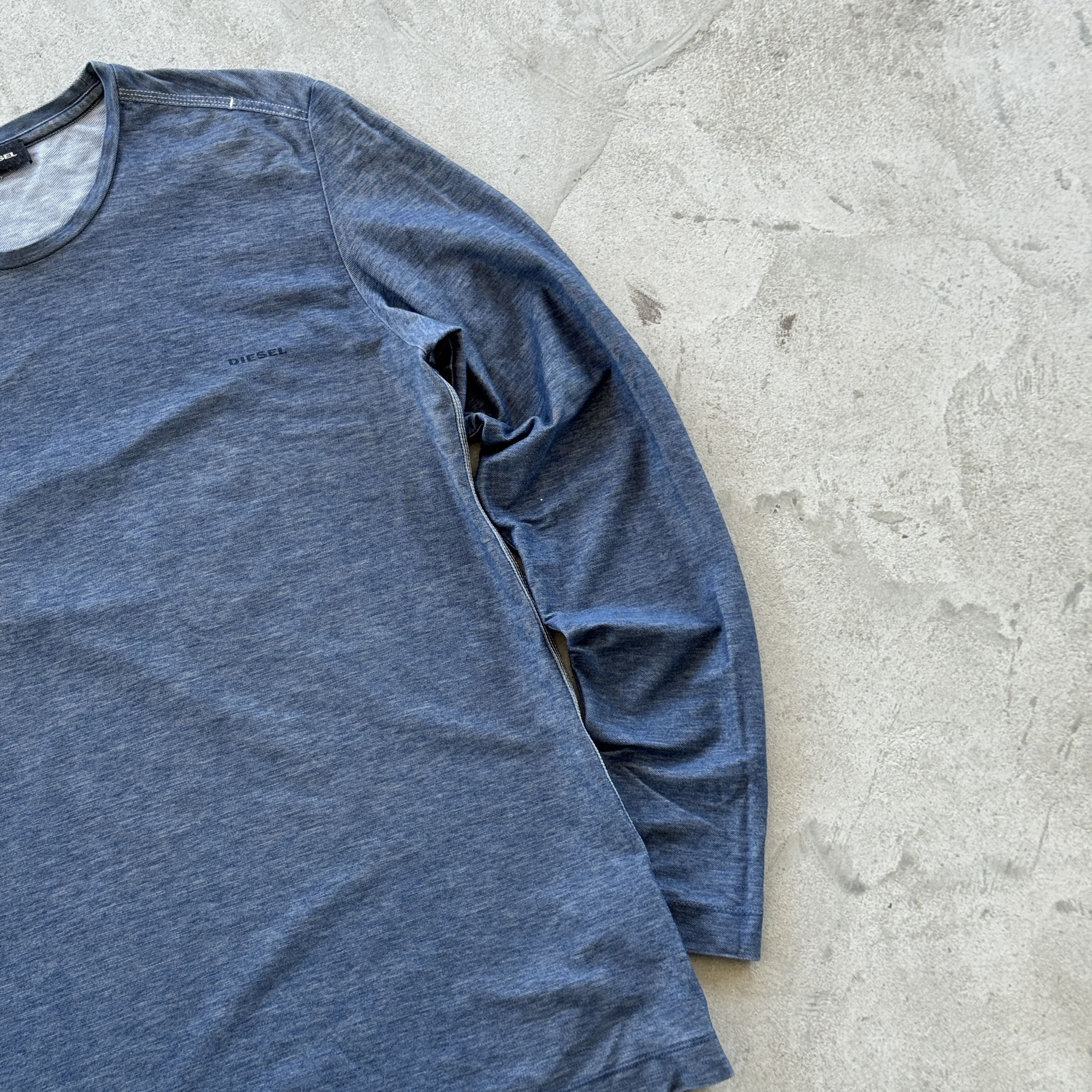 Diesel Diesel Indigo Blue Long Sleeve T-Shirt Size L Size US L / EU 52-54 / 3 - 2 Thumbnail