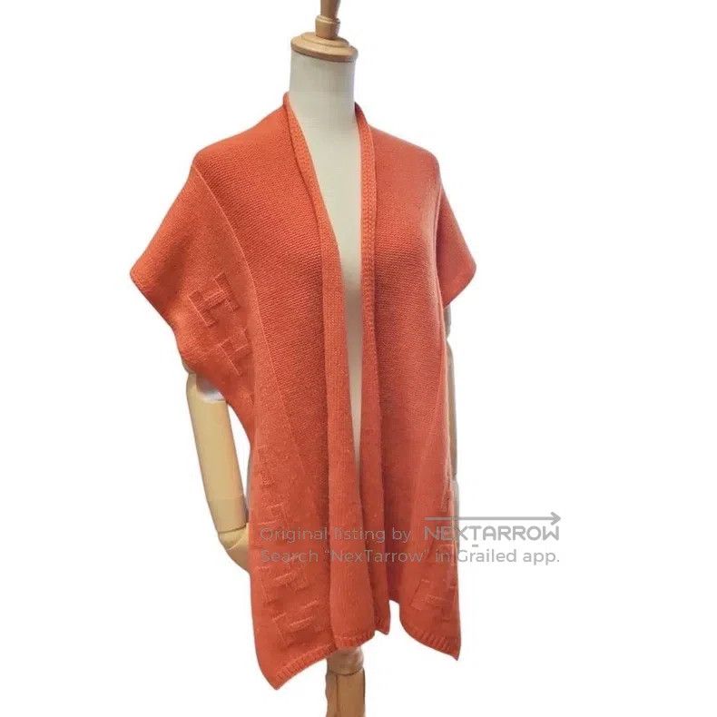 Hermes Hermes size 200*32 cm Hooded cashmere scarf Size ONE SIZE - 1 Thumbnail