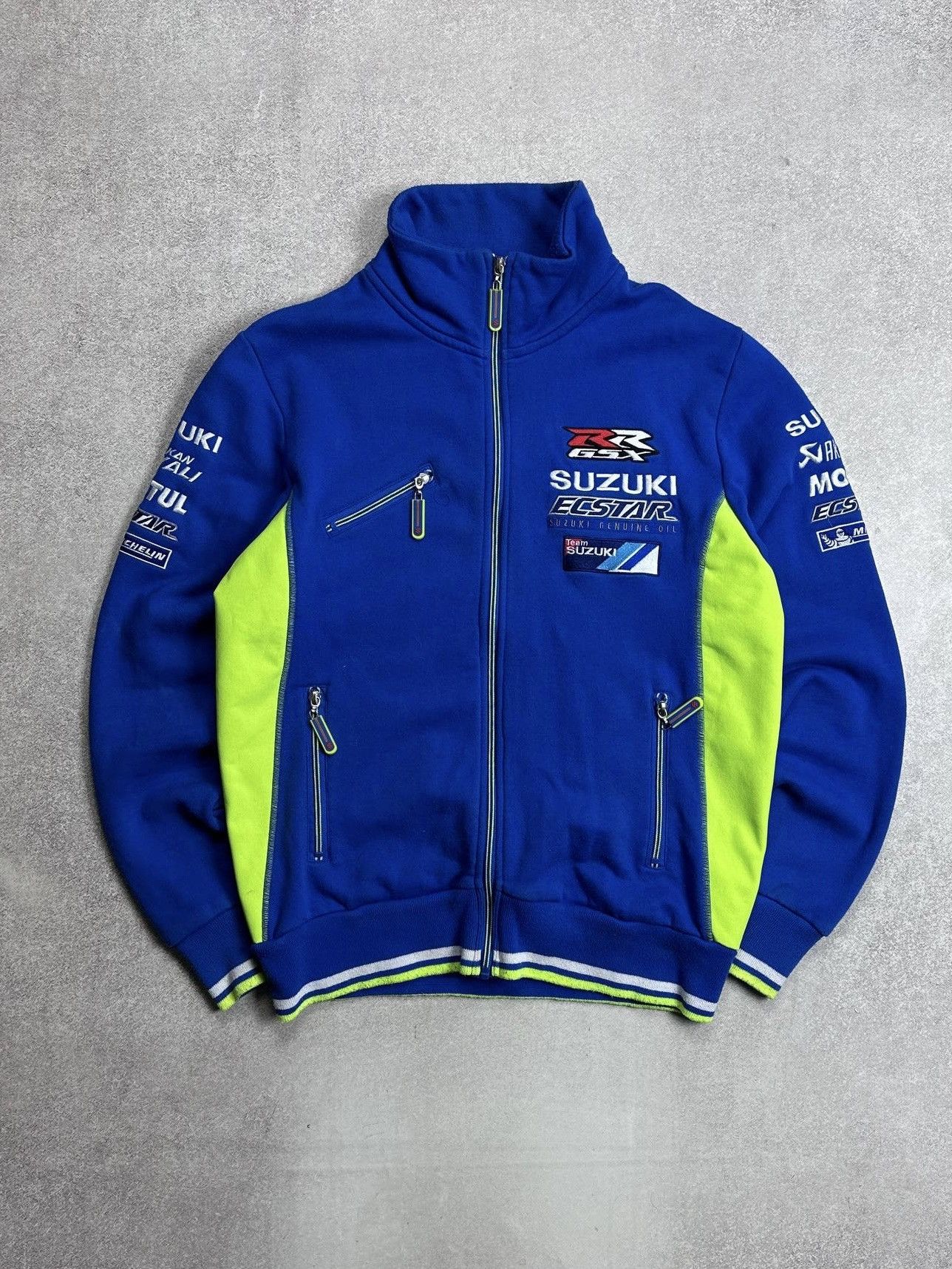 Formula 1 Vintage Team Suzuki F-1 Racing Michelin Moto Zip Jacket M Size US M / EU 48-50 / 2 - 1 Thumbnail