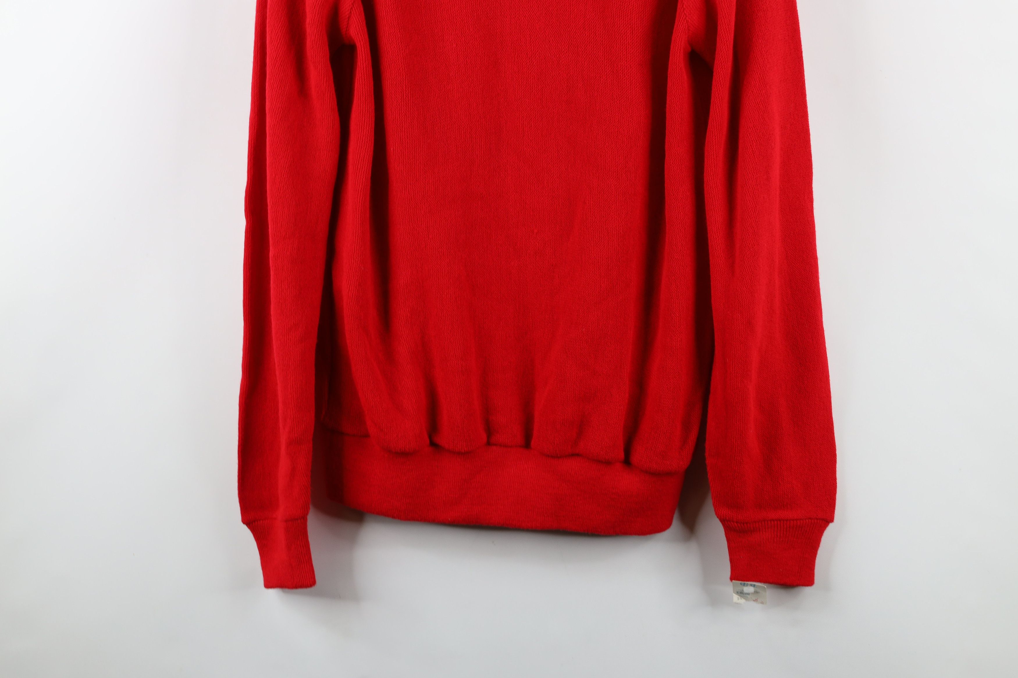 Vintage Deadstock Vintage 70s 80s Streetwear V-Neck Sweater Red USA Size US M / EU 48-50 / 2 - 3 Thumbnail